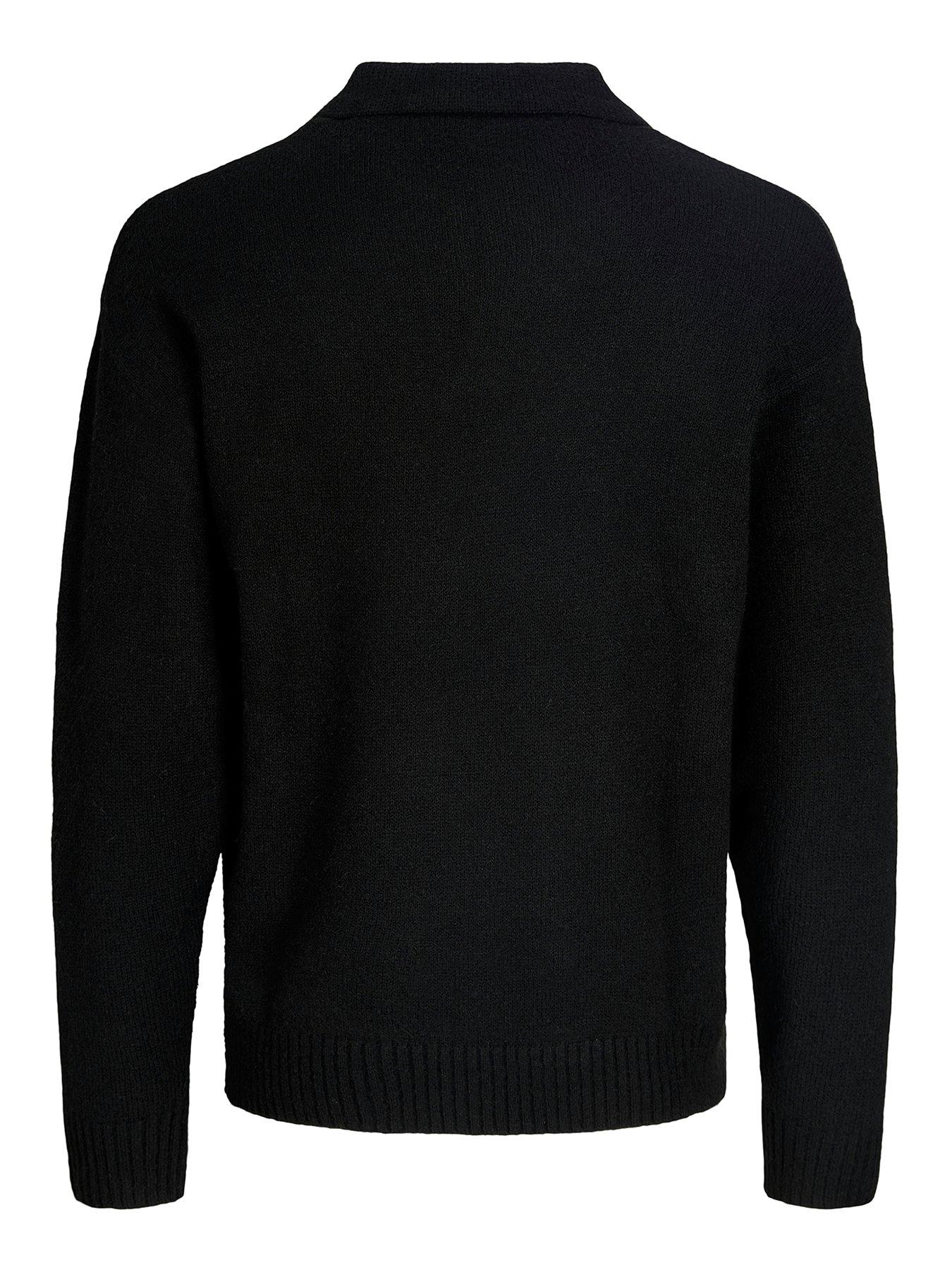 Image 2 of 2 of Jack & Jones Junior Boys Soho Ollie Knitted Jumper - Black