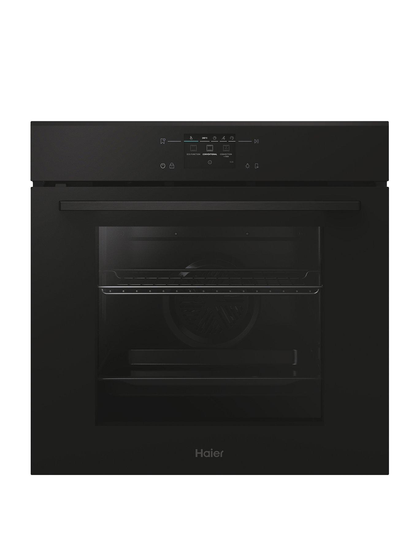 Haier ID Series 2 H6 ID25L5YTX Wifi Connected, Built In, Electric Single Oven with Pyrolytic Cleaning, Black - A++ Rated