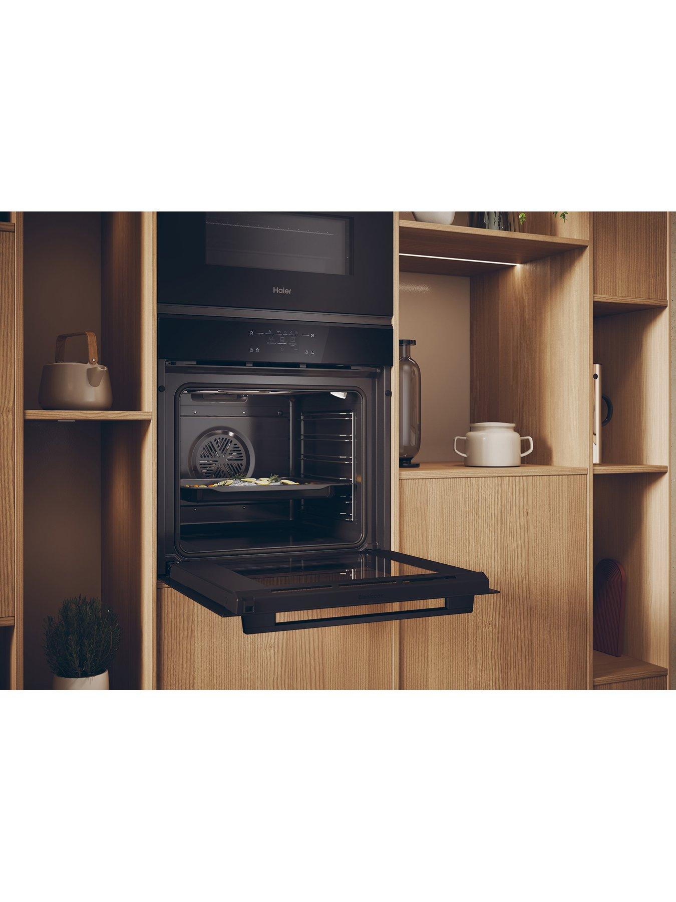  image of haier-id-series-2-h61d26l5htx-wifi-connected-built-in-electric-single-oven-black-a-rated