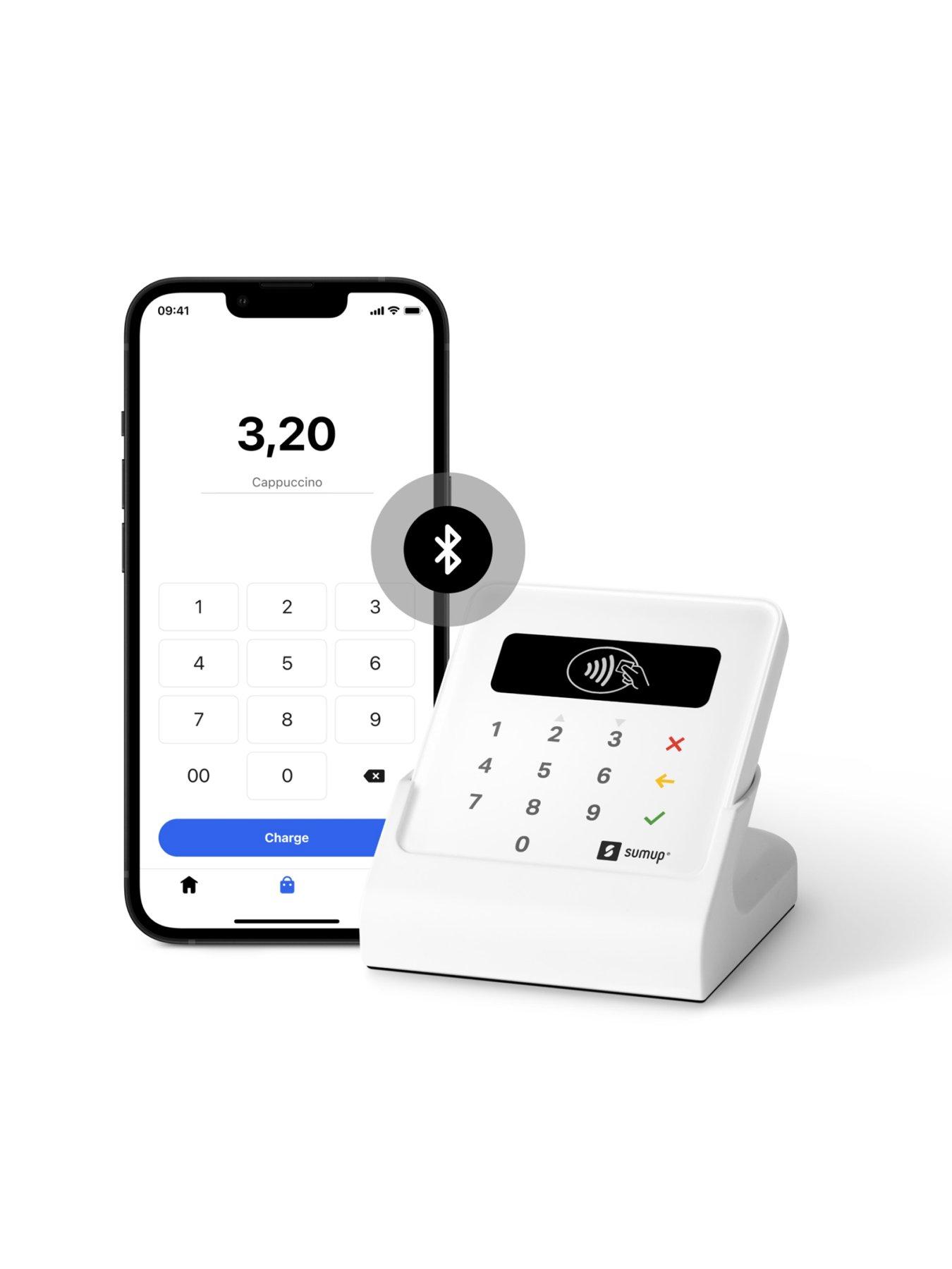 image of sumup-sumup-air-card-payment-terminal-amp-charging-station-bundle