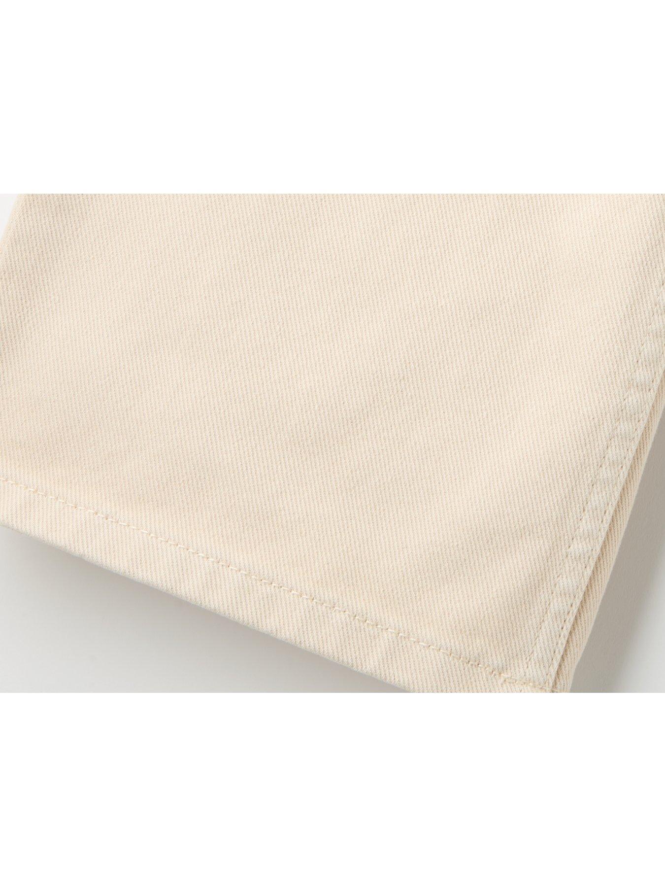  image of the-very-collection-girls-beige-twill-trousers-cream