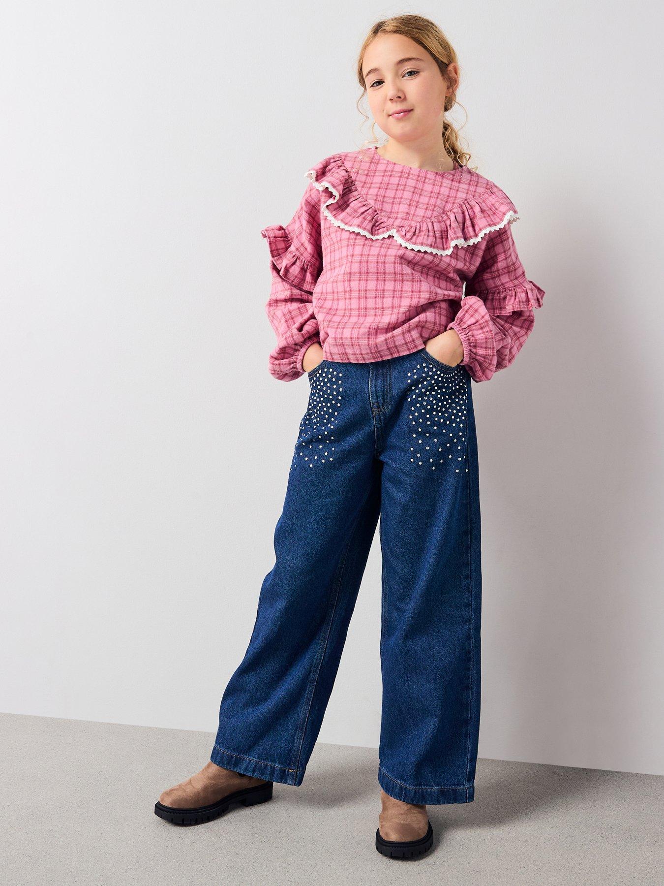 the-very-collection-girls-wide-leg-diamante-detail-jeans-mid-wash