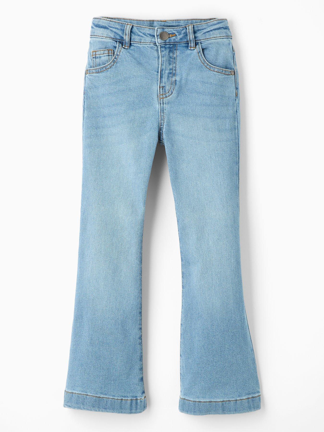  image of the-very-collection-girls-pocket-front-washed-jeans-blue