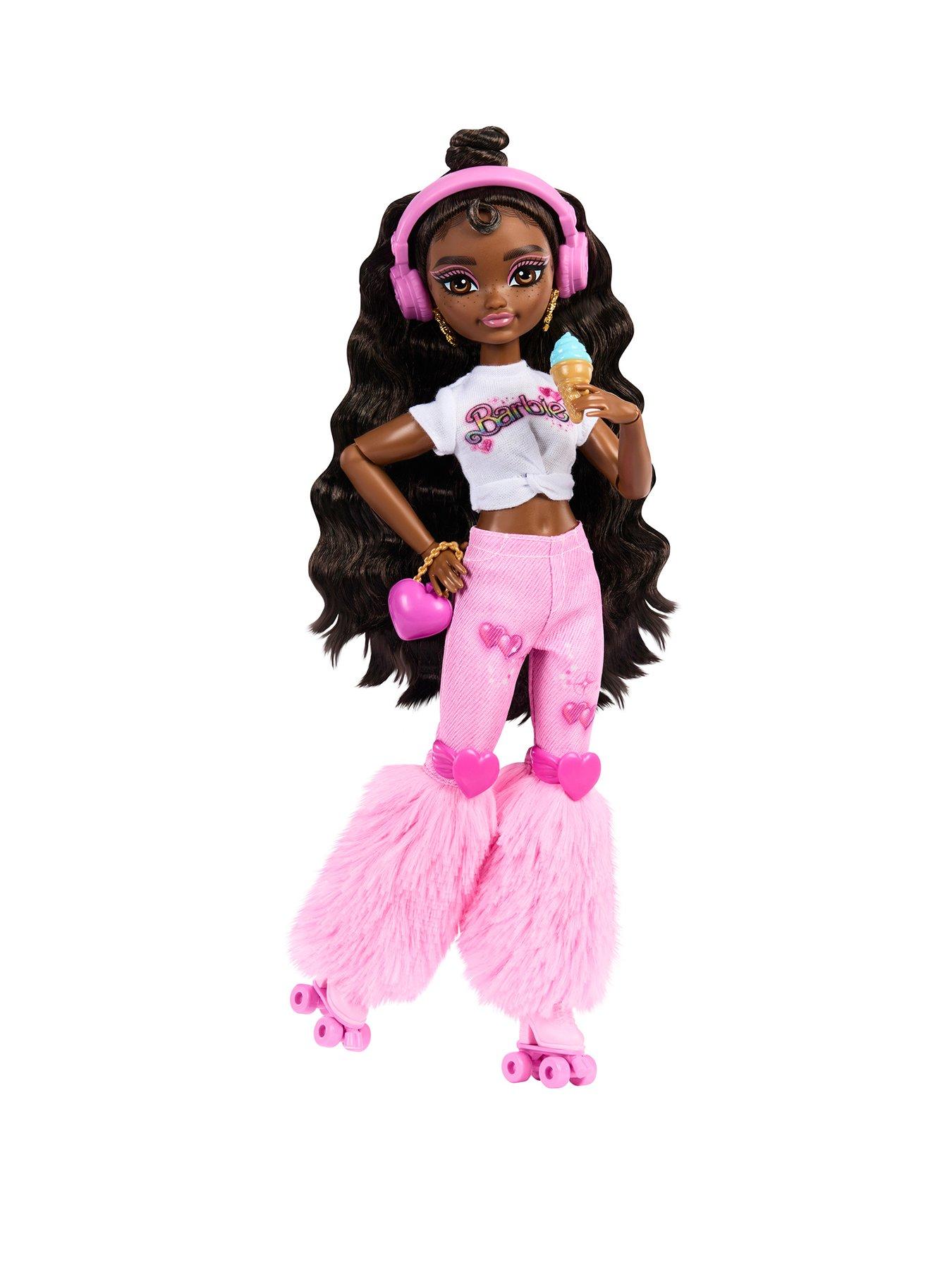Image 1 of 5 of Barbie Dream Besties Barbie 'Brooklyn' Roller Skating Fashion Doll with 9 Music &amp; Video Themed Accessories