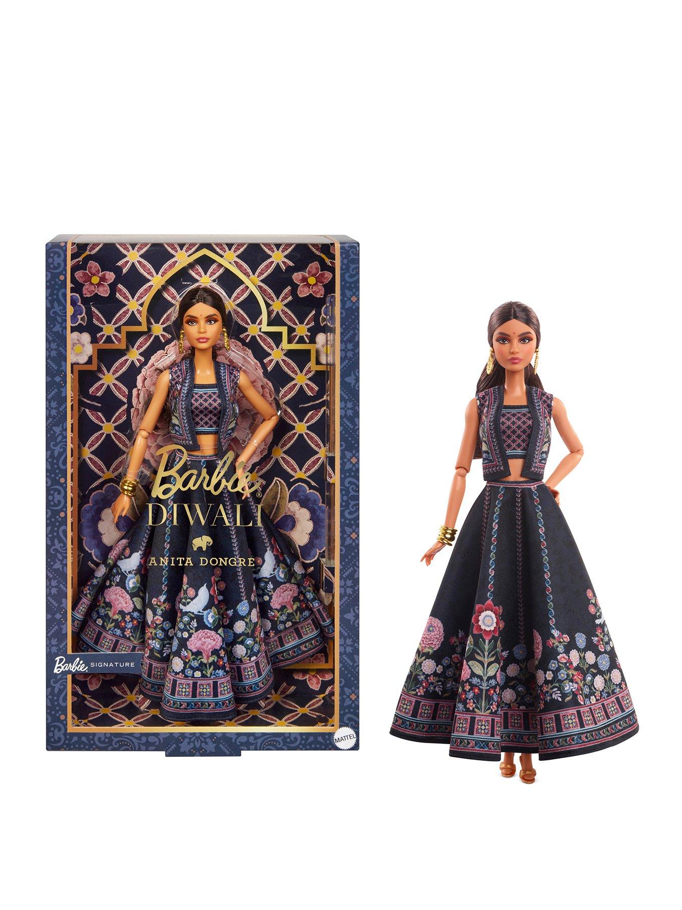 Barbie Signature Diwali  Doll by Anita Dongre Wearing Festival of Lights Look, Holiday Collectible