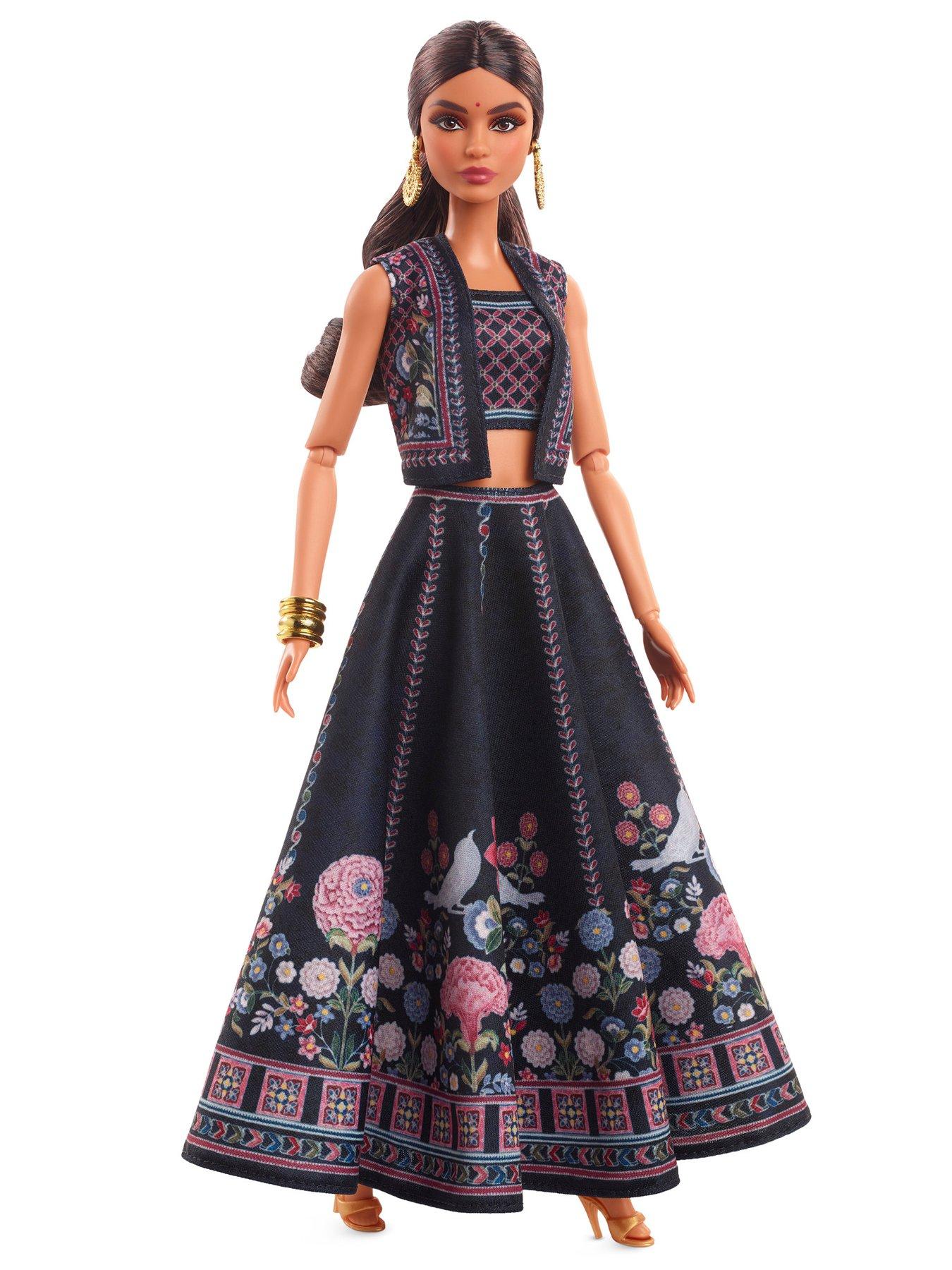  image of barbie-signature-diwali-doll-by-anita-dongre-wearing-festival-of-lights-look-holiday-collectible