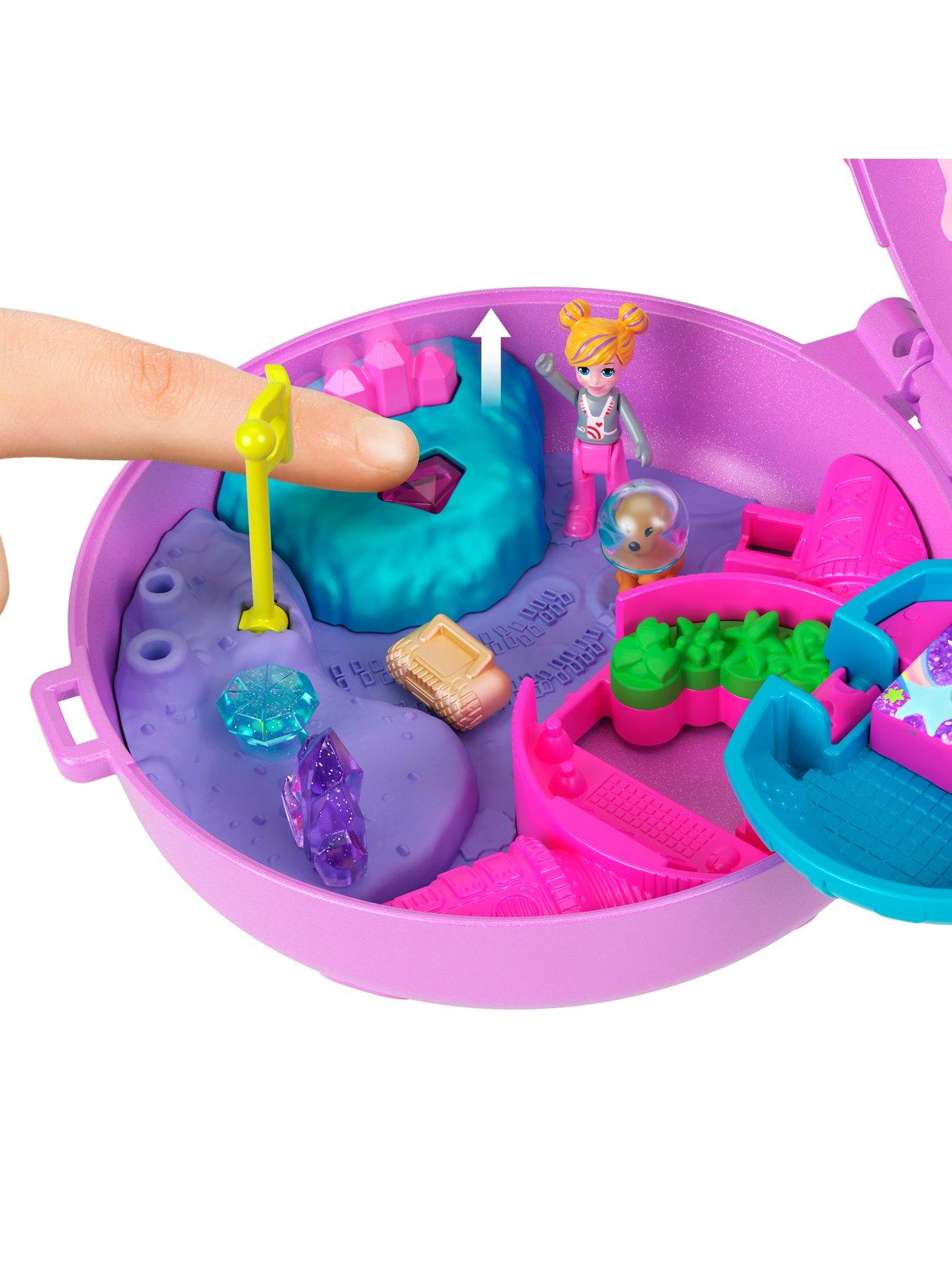  image of polly-pocket-polly-pocket-planet-polly-compact-playset-with-1-micro-doll-and-pet-puppy-travel-toy-with-themed-accessories