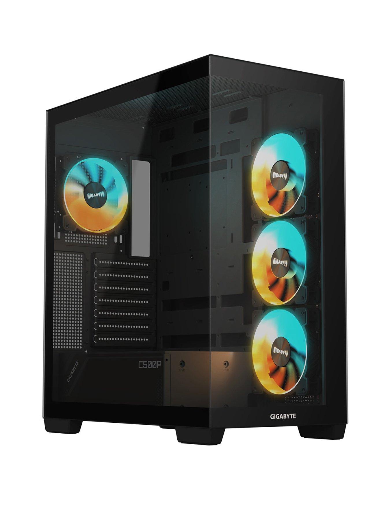undefined Panoramic Stealth Black C500P ST ATX Mid-Tower PC Case