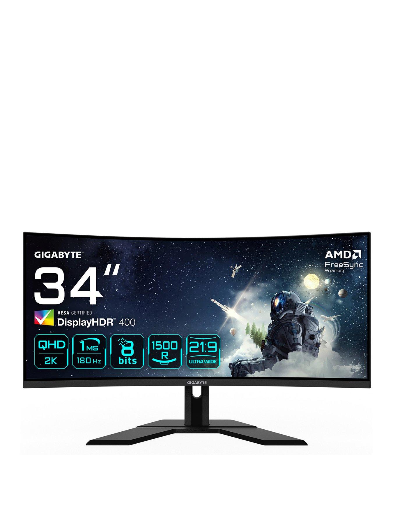 GIGABYTE G34WQCP Curved Gaming Monitor - 34in QHD, VA