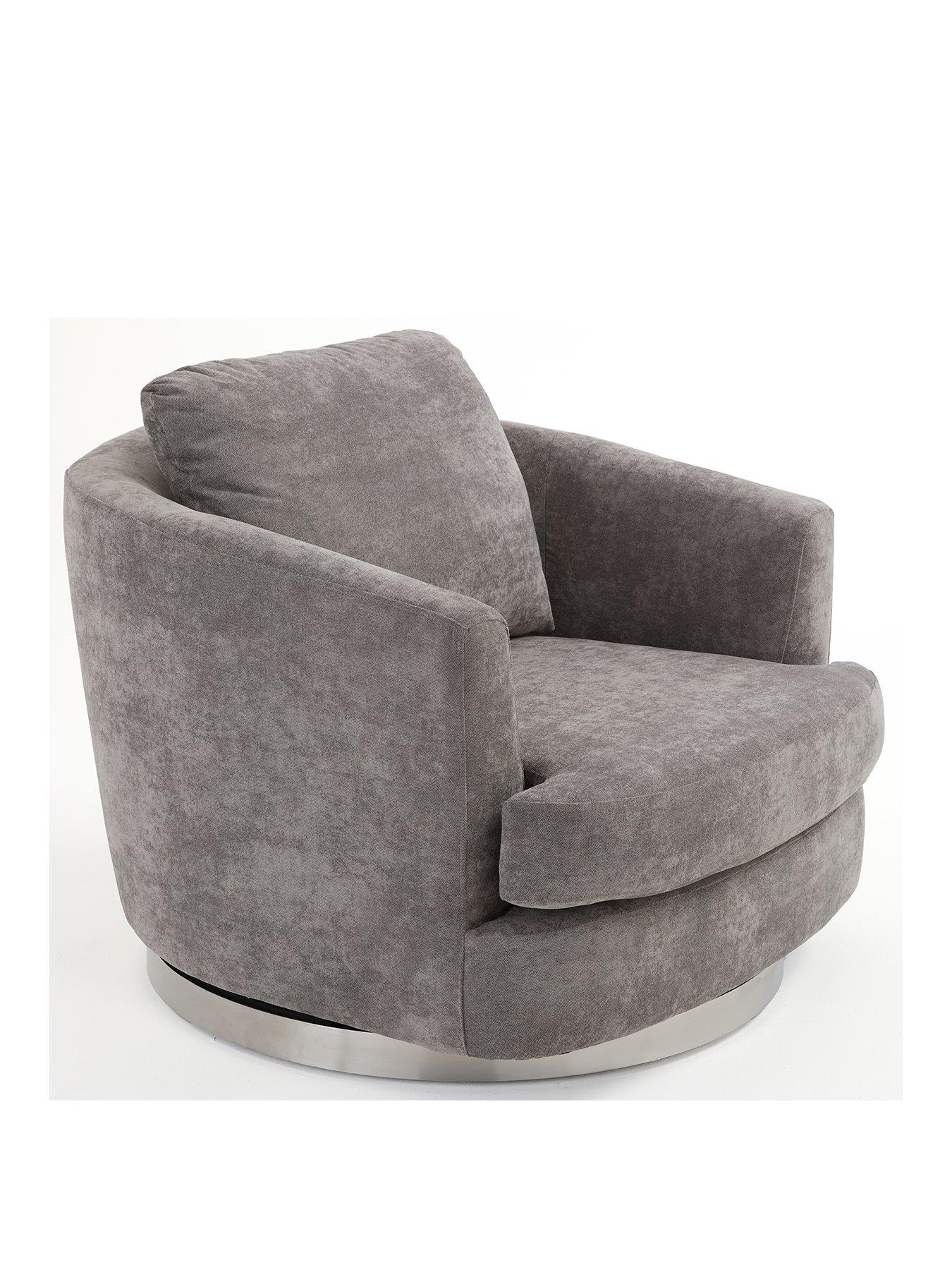  image of very-home-devine-fabric-swivel-chairnbsp--made-to-order-in-the-uk