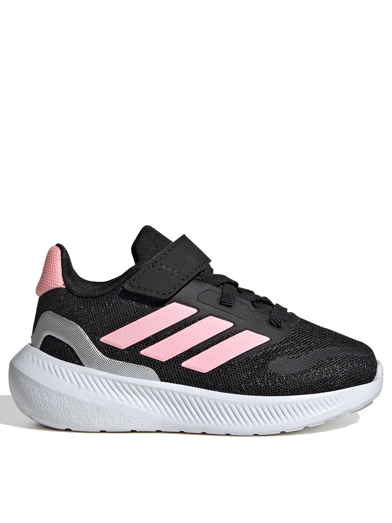 undefined Infant Girls Runfalcon 5 Trainers - Black/pink