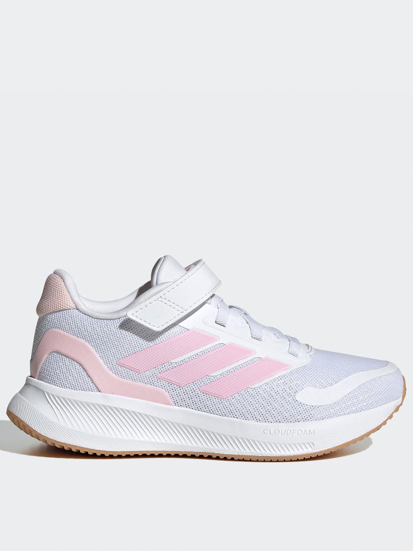 undefined Kids Girls Runfalcon 5 Trainers - White/pink