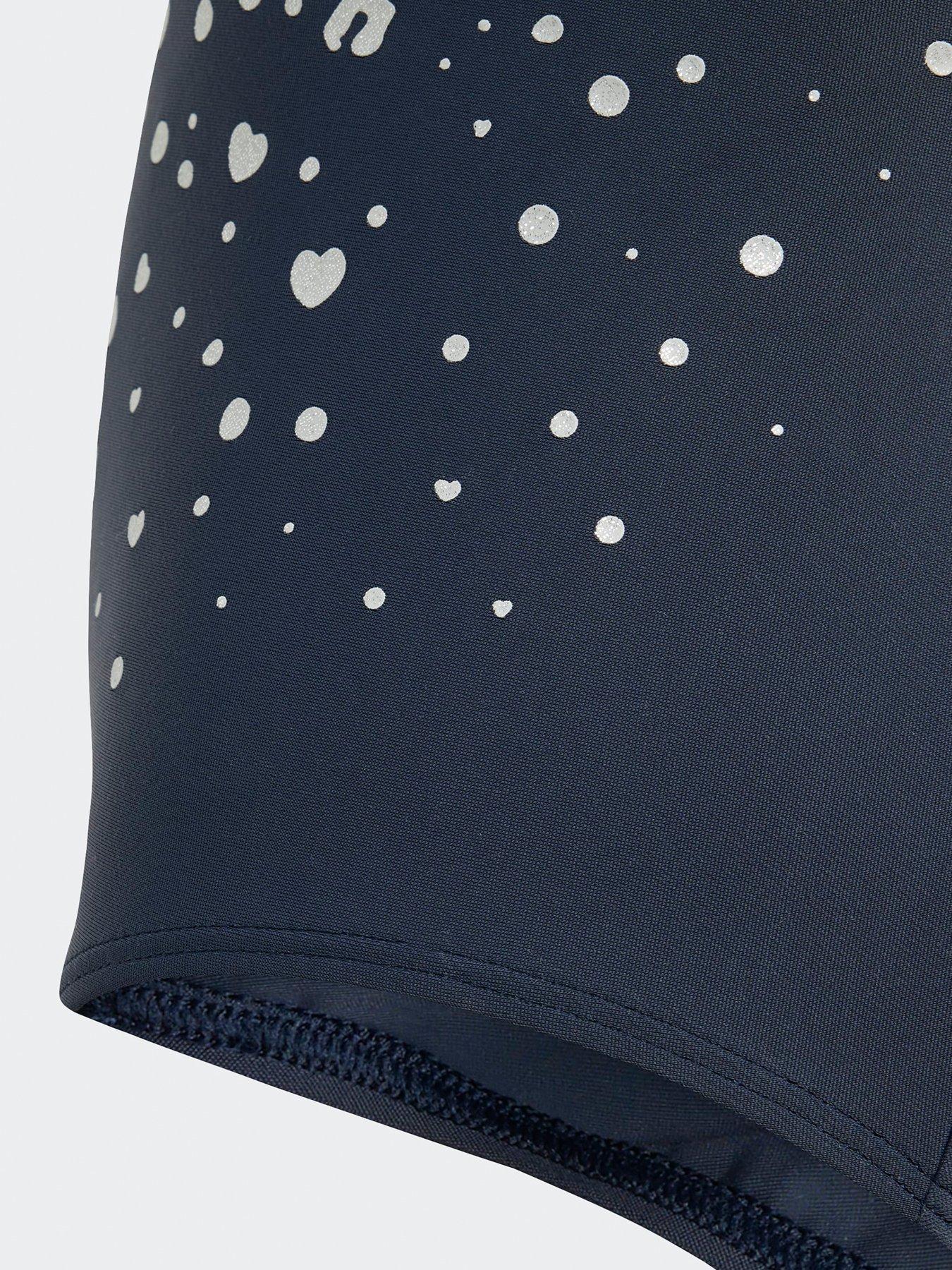 Image 5 of 5 of adidas Girl's Glam Swimsuit - Navy