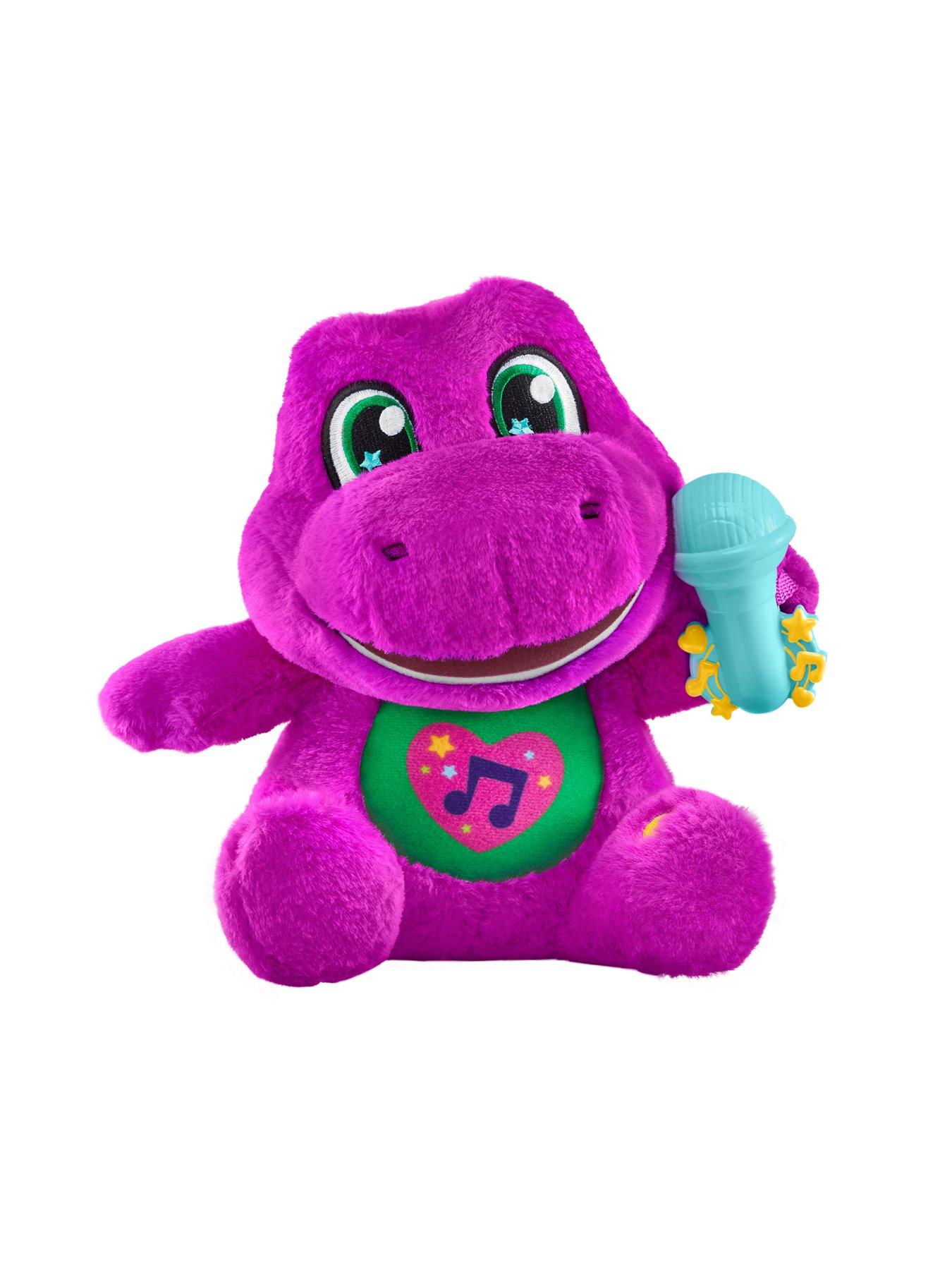 image of barney-fisher-price-barneys-world-sing-along-barney-plush-105-inch-figure-songs-sounds-amp-soft-texture