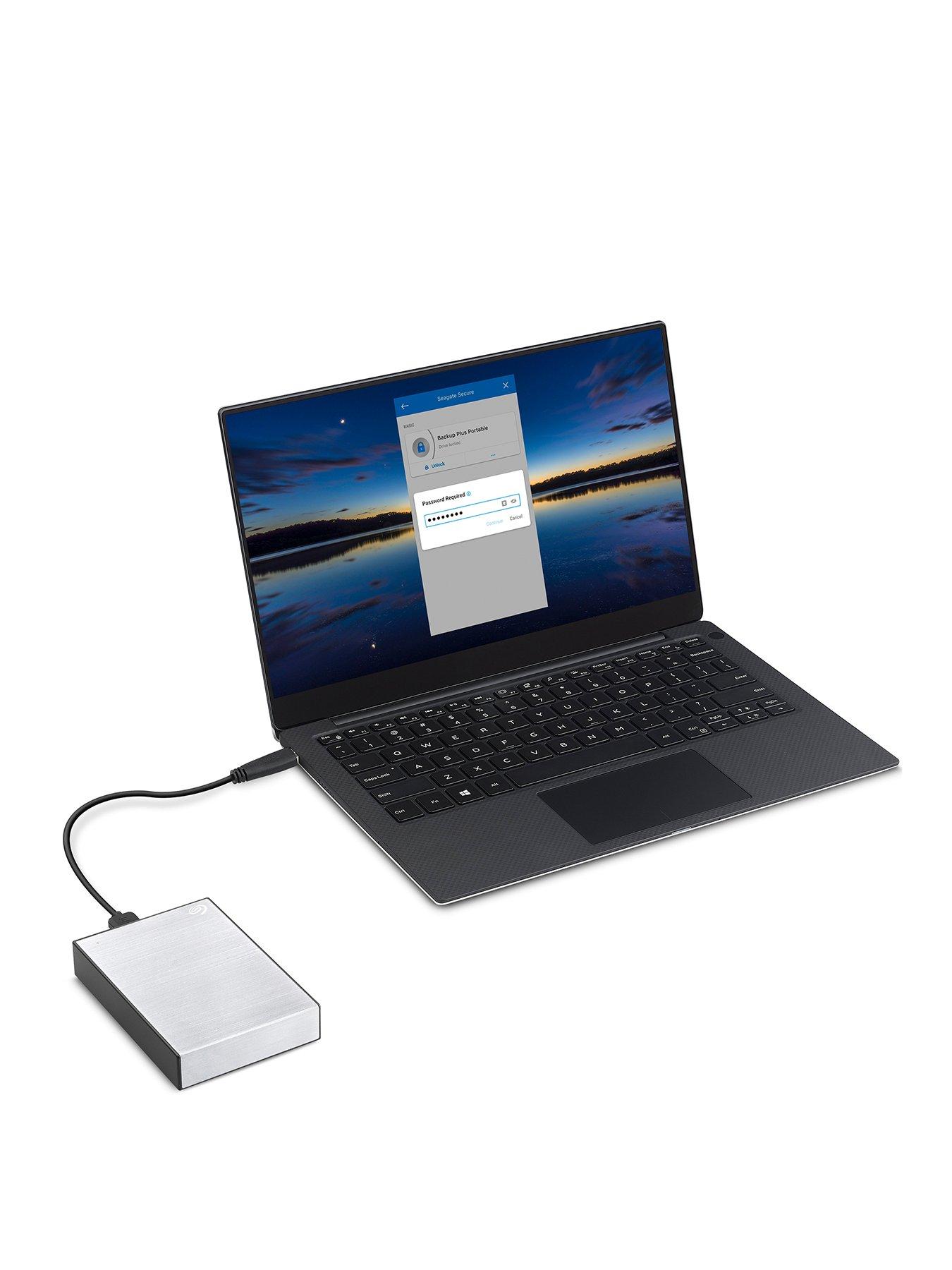 Image 3 of 4 of Seagate One Touch Portable HDD with Password 2 TB - Silver