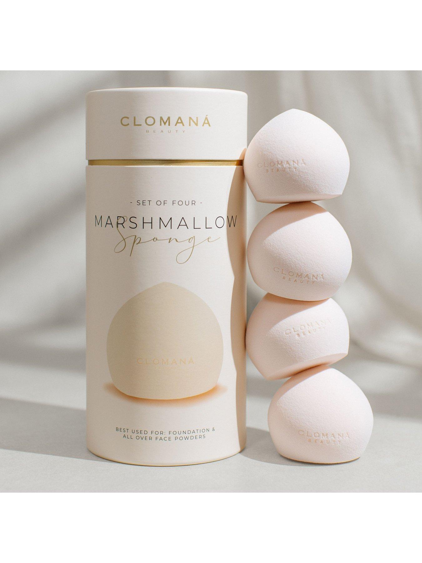  image of clomana-marshmallow-makeup-sponge-set-of-4