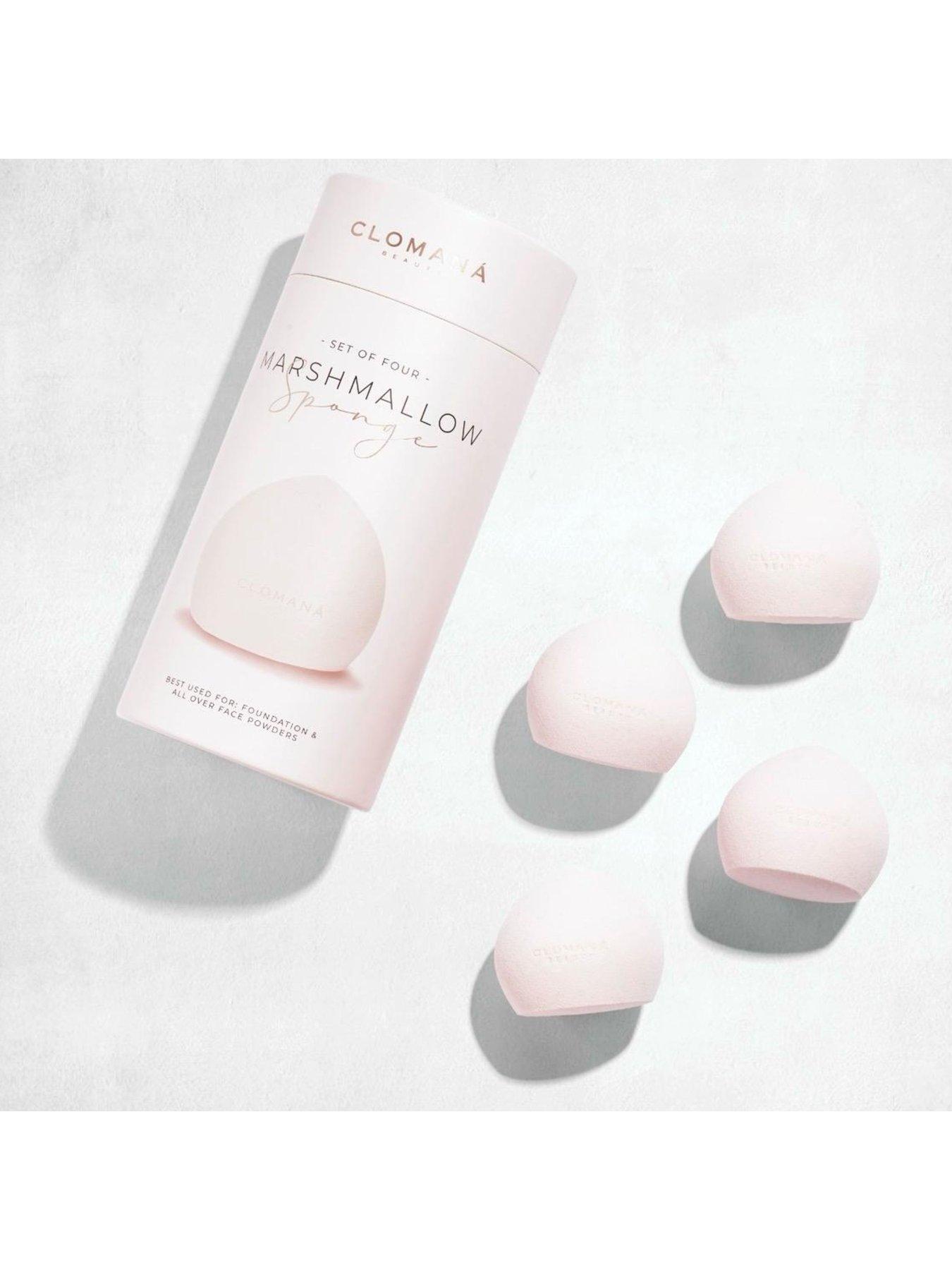  image of clomana-marshmallow-makeup-sponge-set-of-4