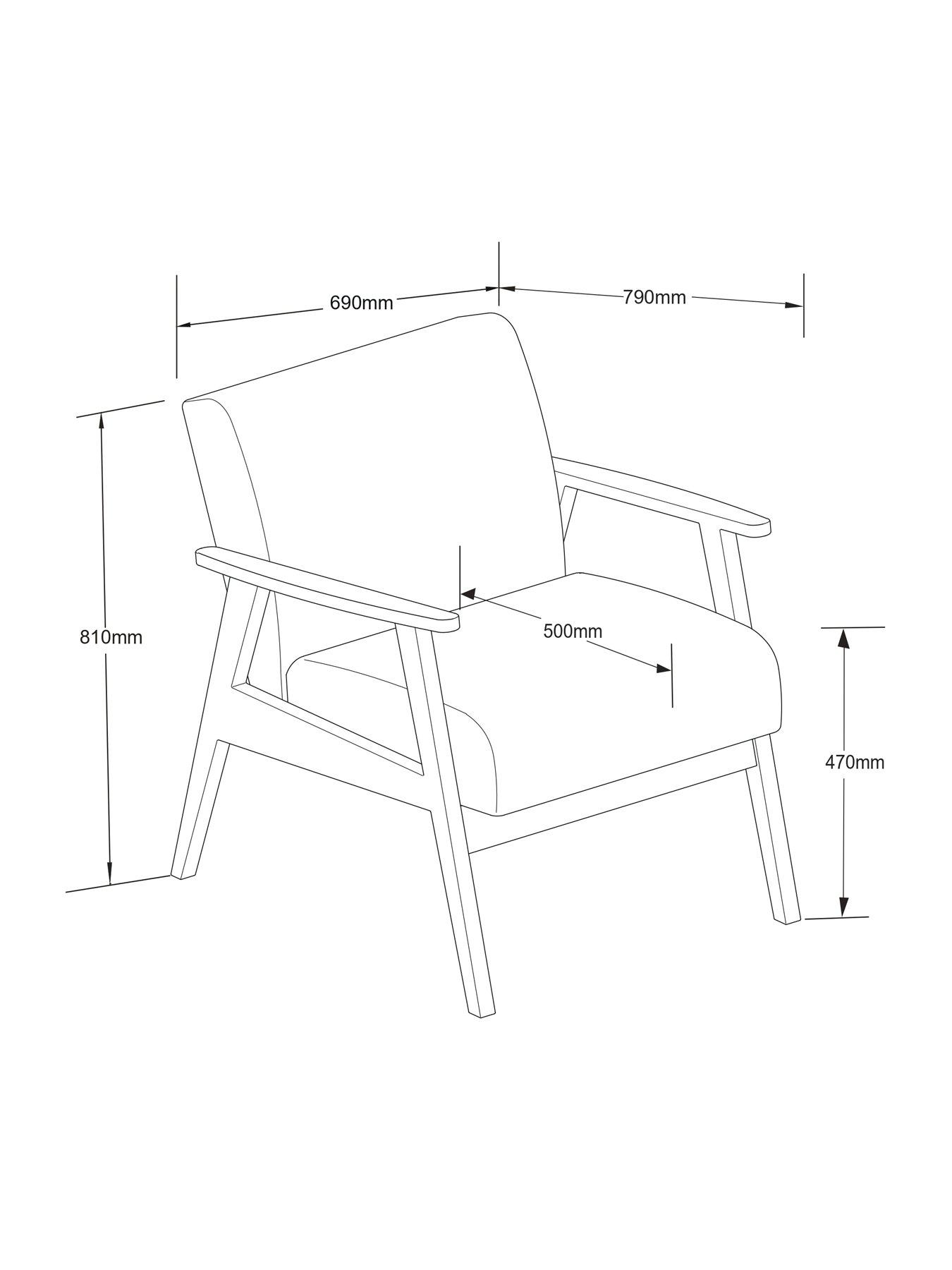 Image 7 of 7 of Michelle Keegan Home Cora Chair