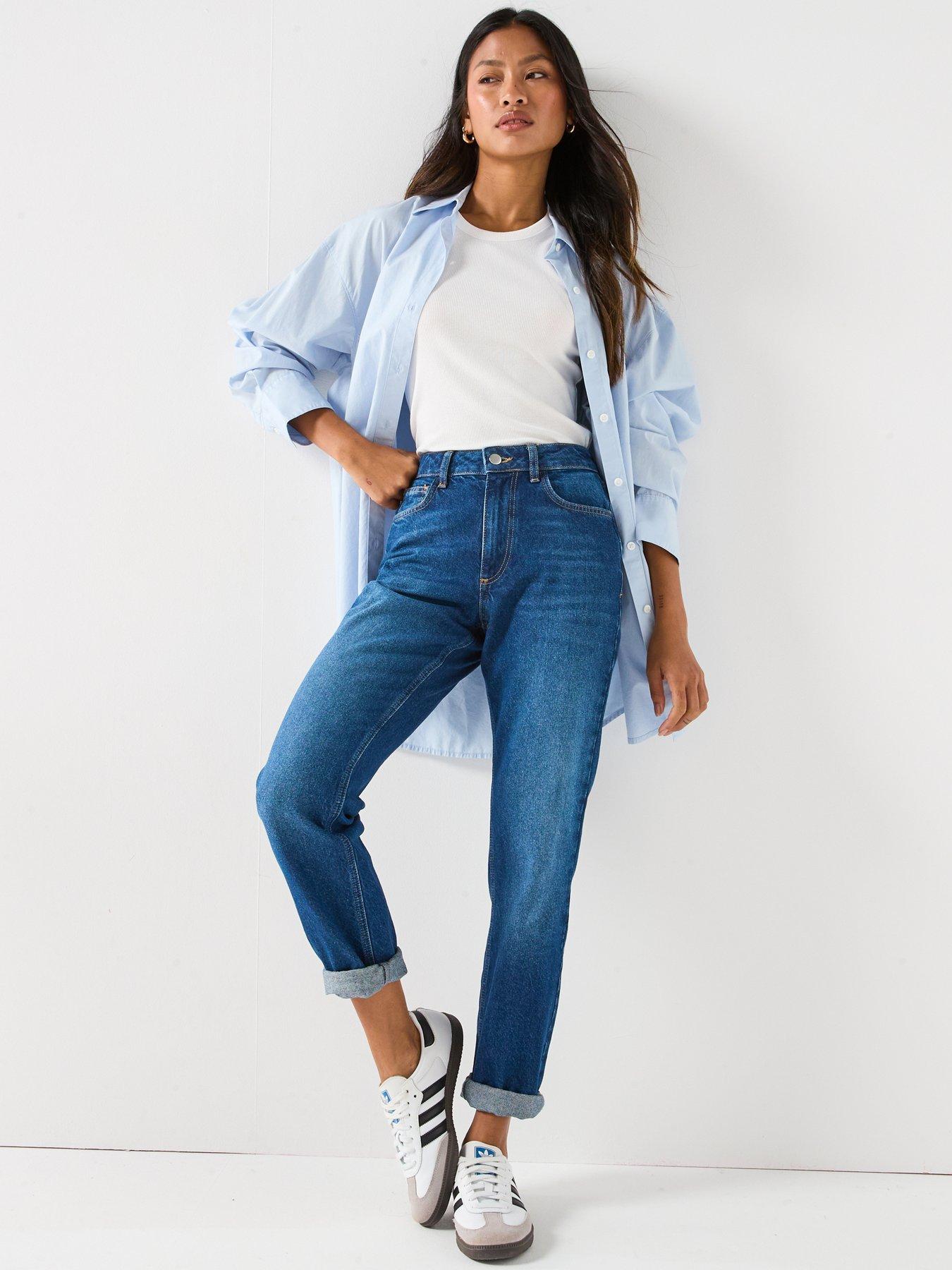 undefined New Dakota Boyfriend Jeans - Mid Wash