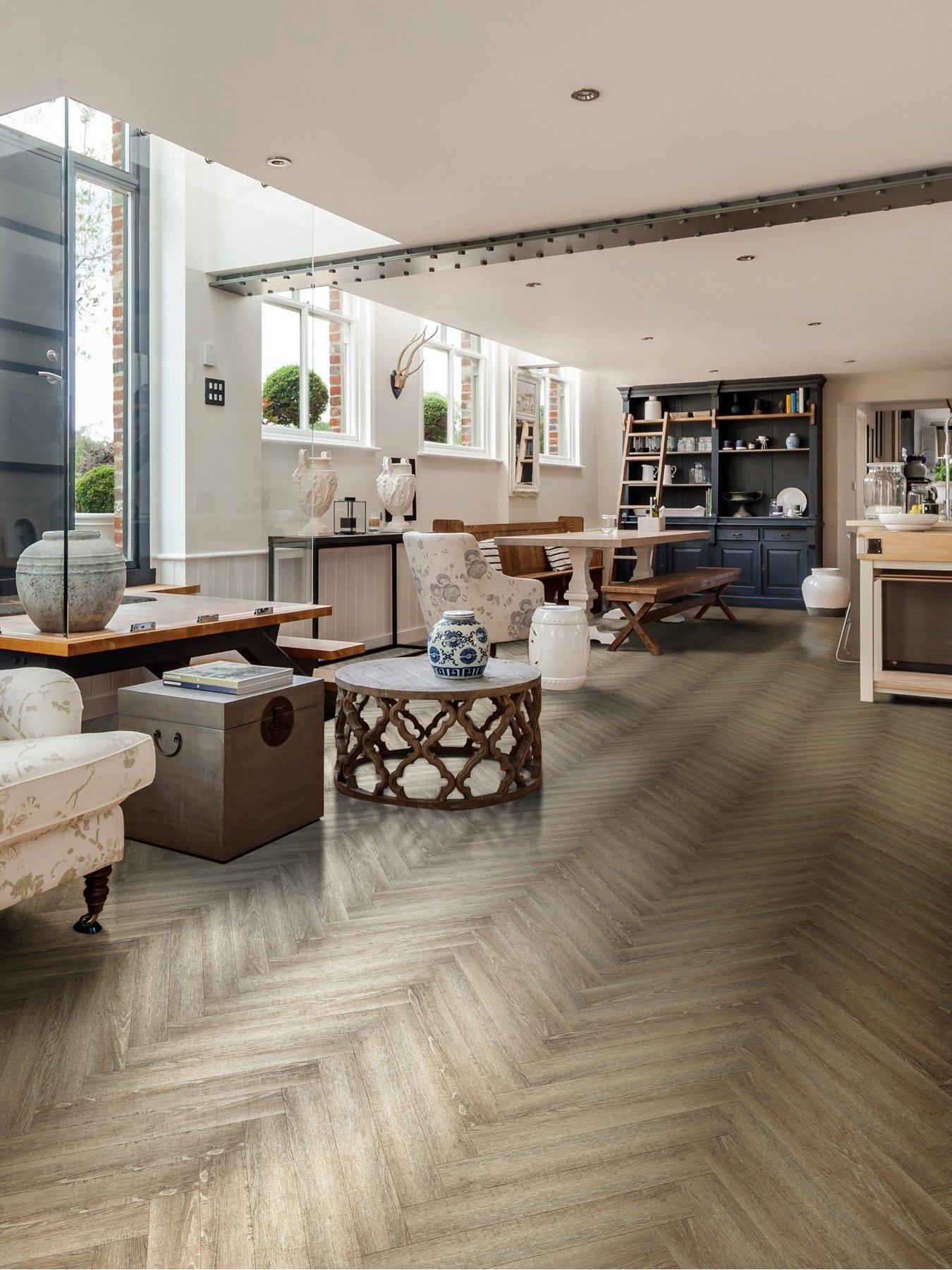 undefined Click Plus Herringbone Reclaimed Oak