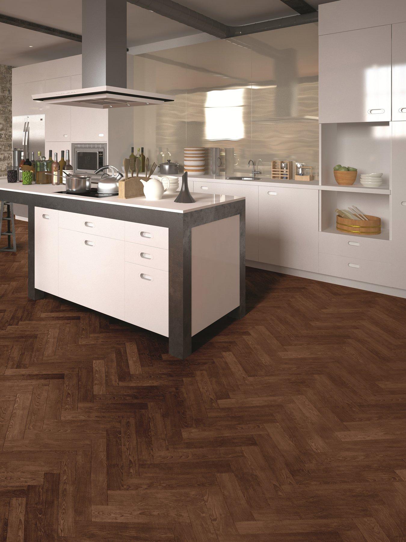 undefined Click Plus Herringbone Priory Oak