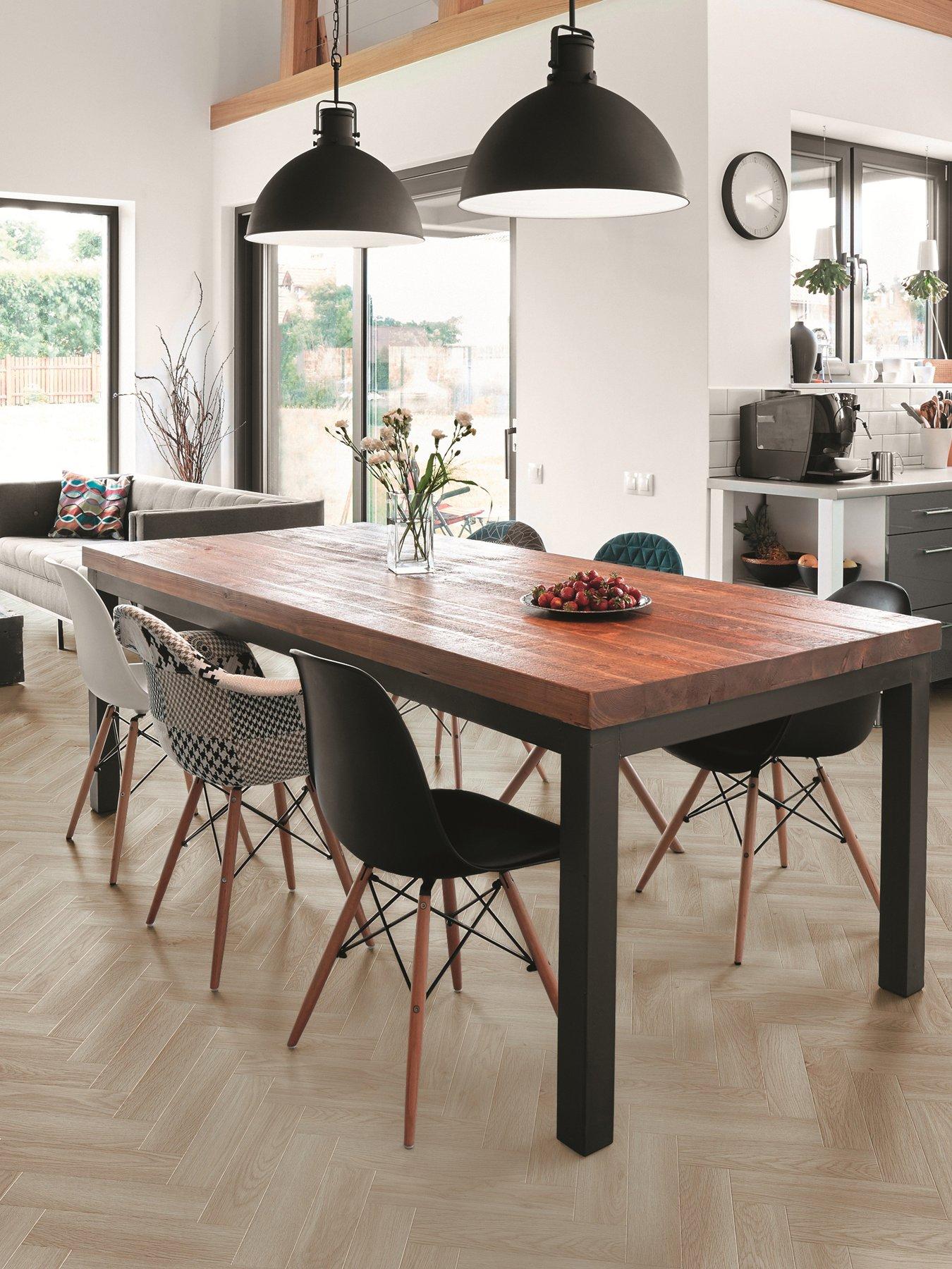 undefined Premium Click Plus Herringbone Latte Oak