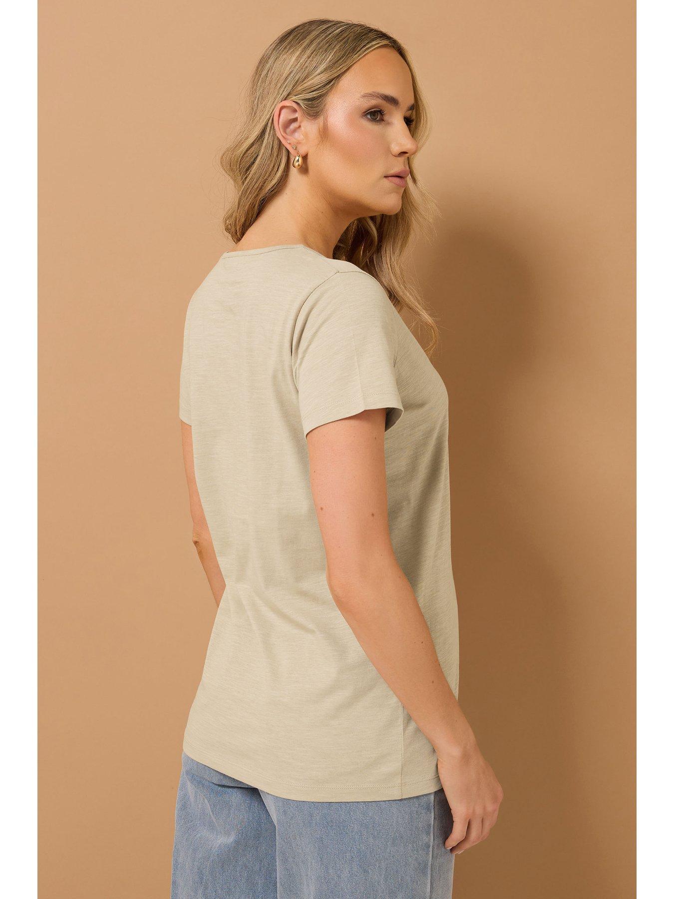  image of long-tall-sally-3-pack-v-neck-t-shirt-pink