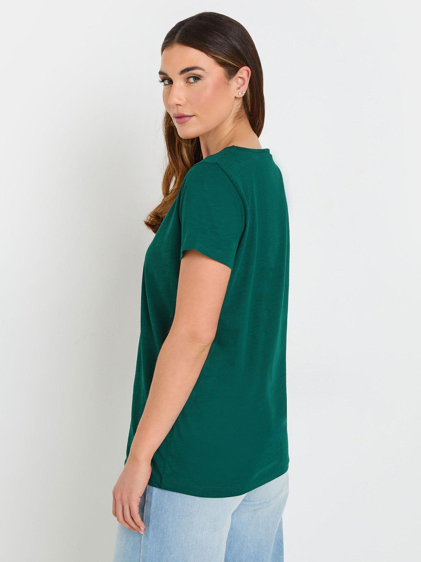 Image 2 of 6 of Long Tall Sally Tall 2 Pack V-neck T-shirt