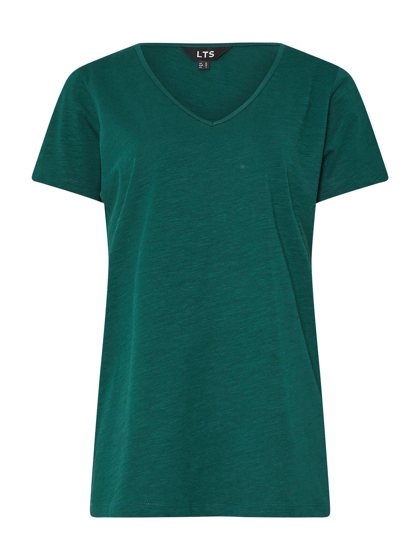 Image 6 of 6 of Long Tall Sally Tall 2 Pack V-neck T-shirt