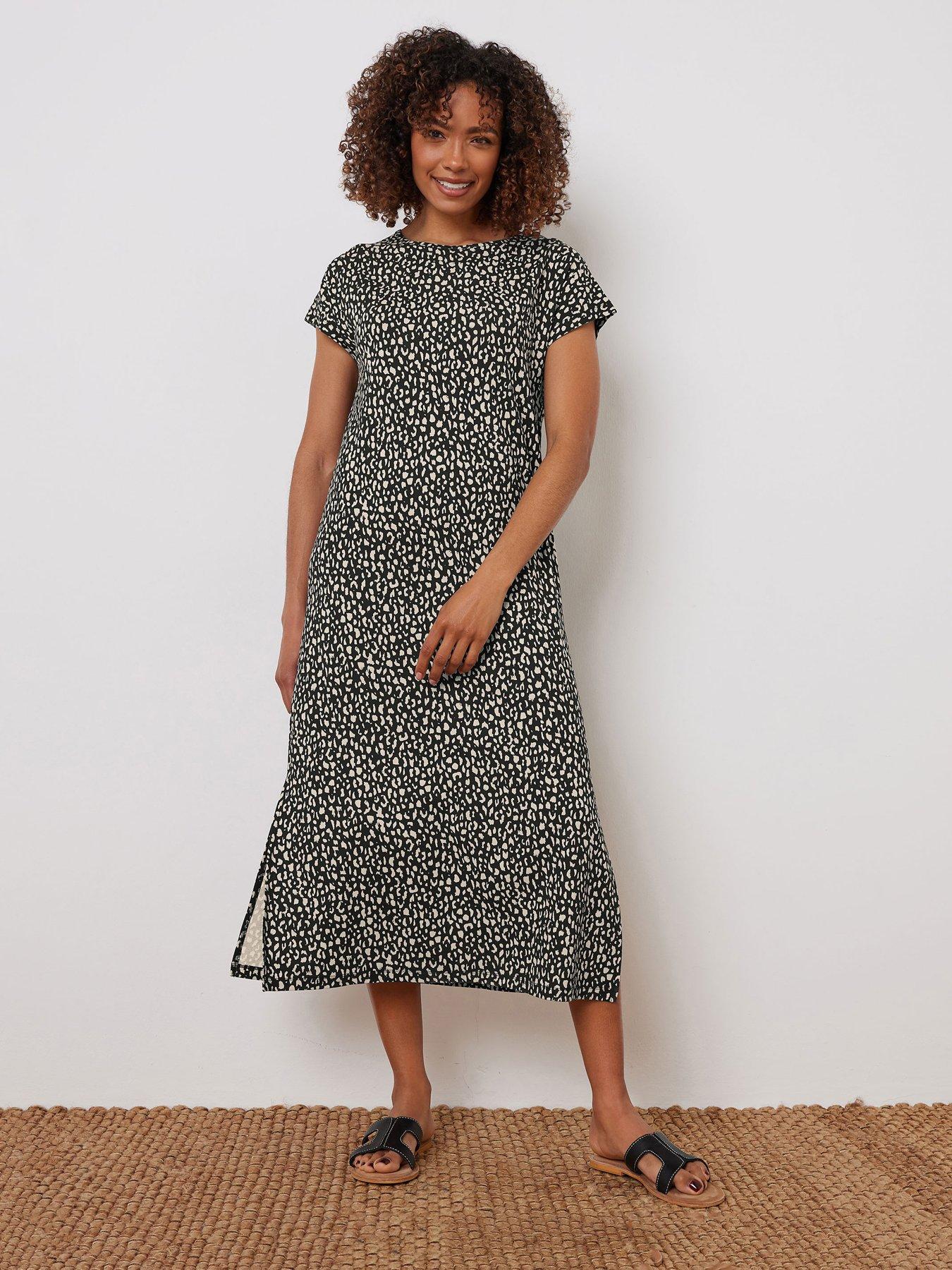 undefined Grown On Sleeve Maxi Dress - Black