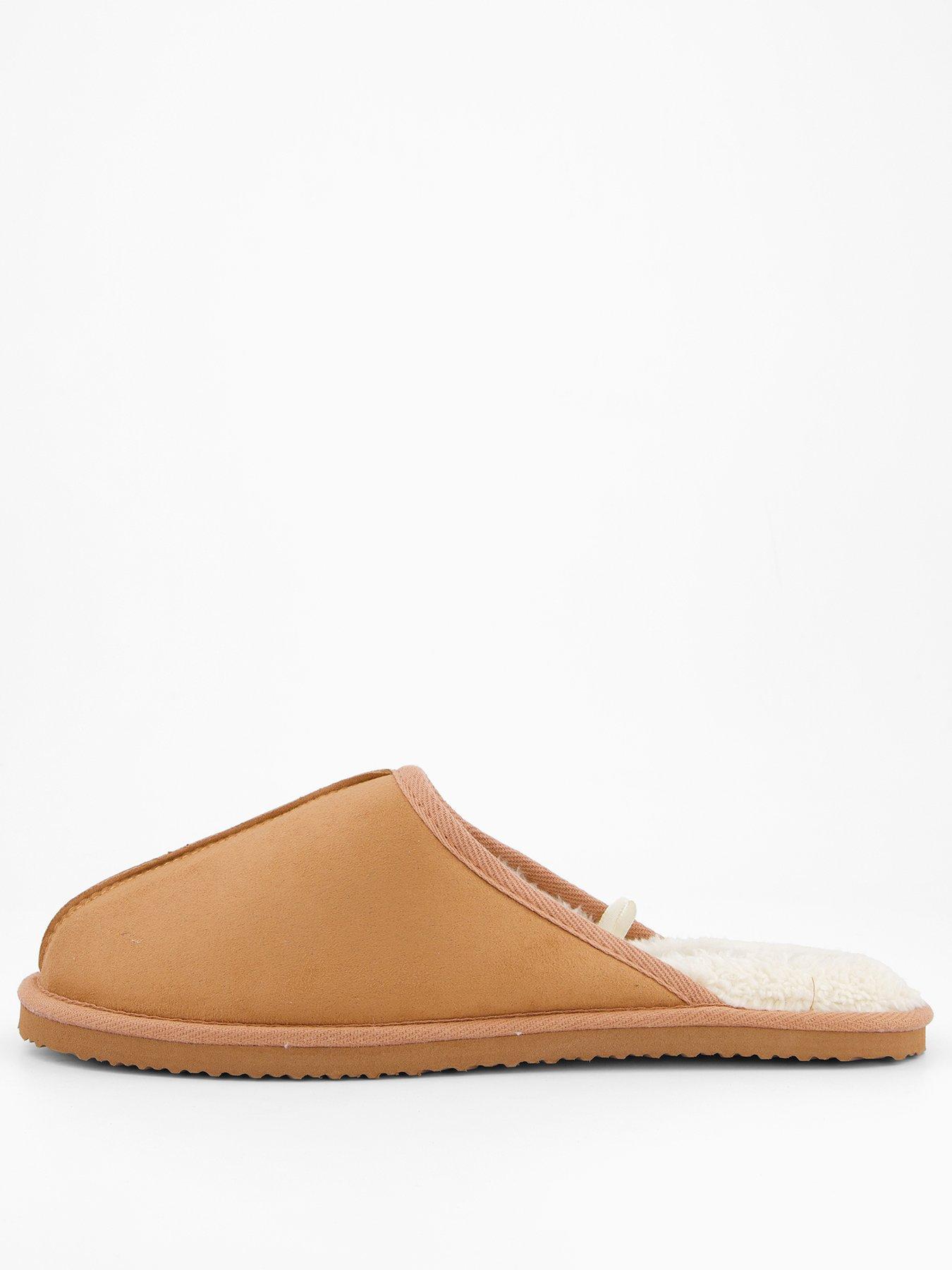 stillFront image of jack-jones-microfibre-slipper-natural
