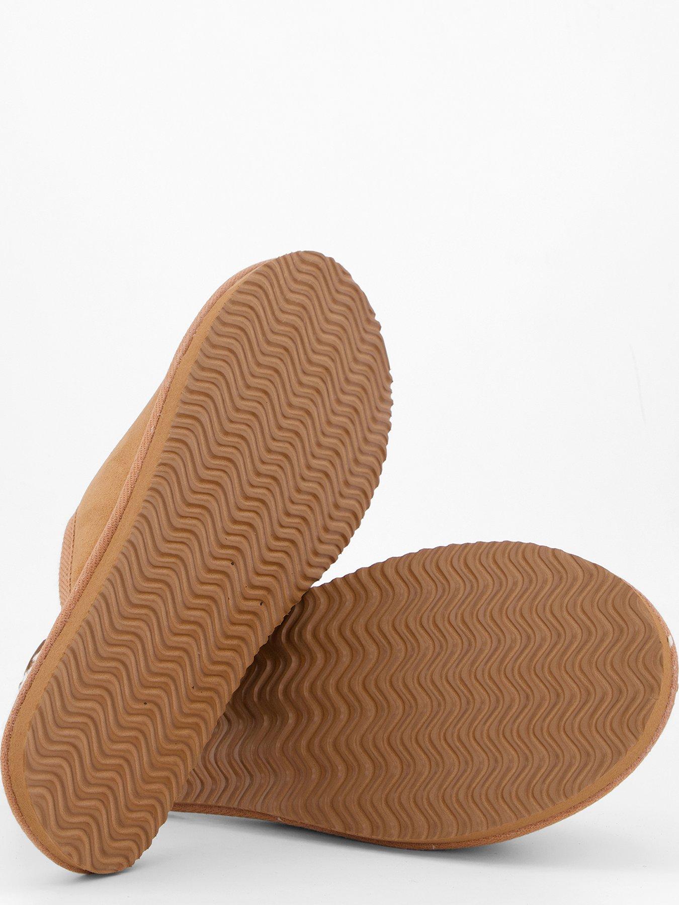  image of jack-jones-microfibre-slipper-natural