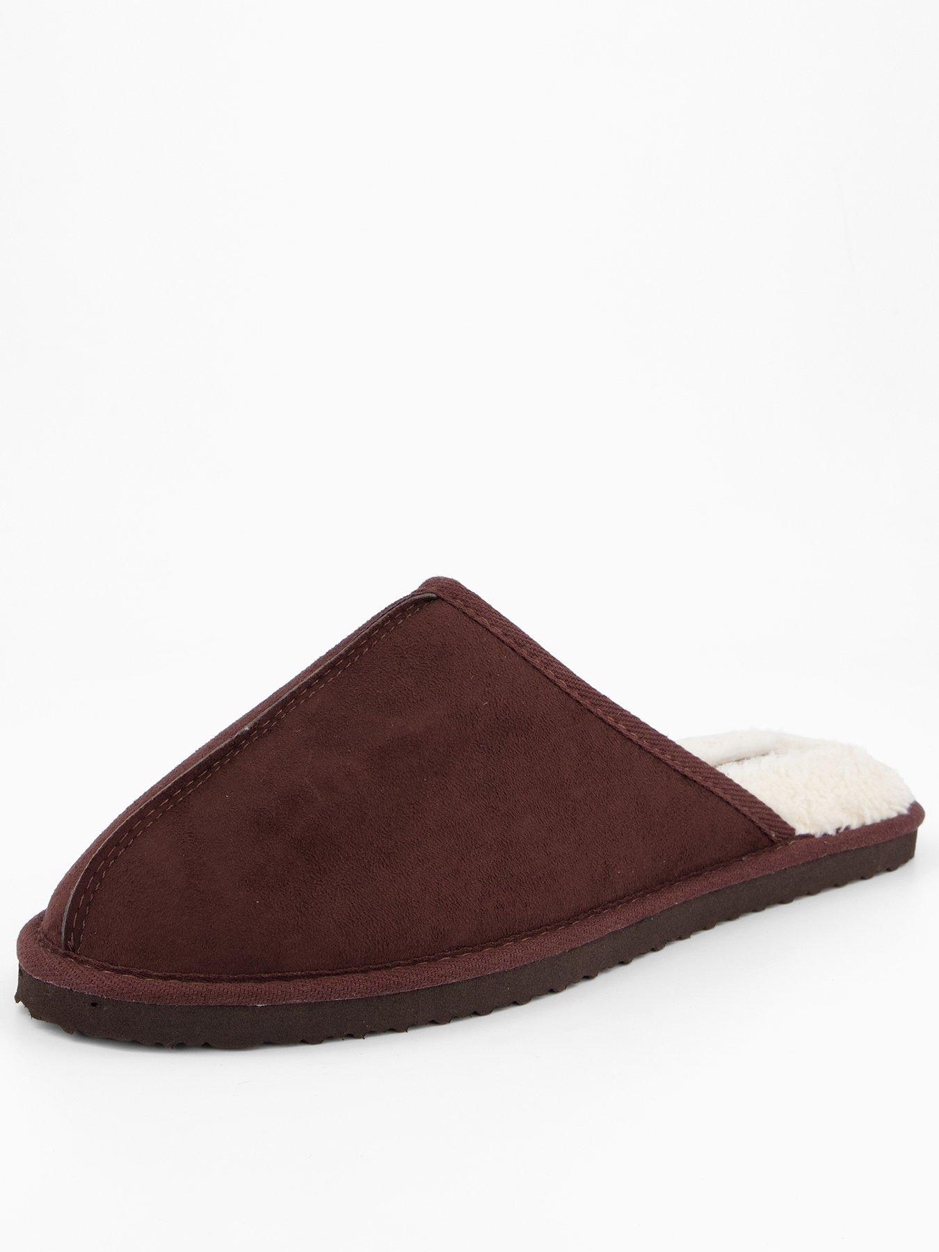 Jack & Jones Microfibre Slipper - Dark Brown