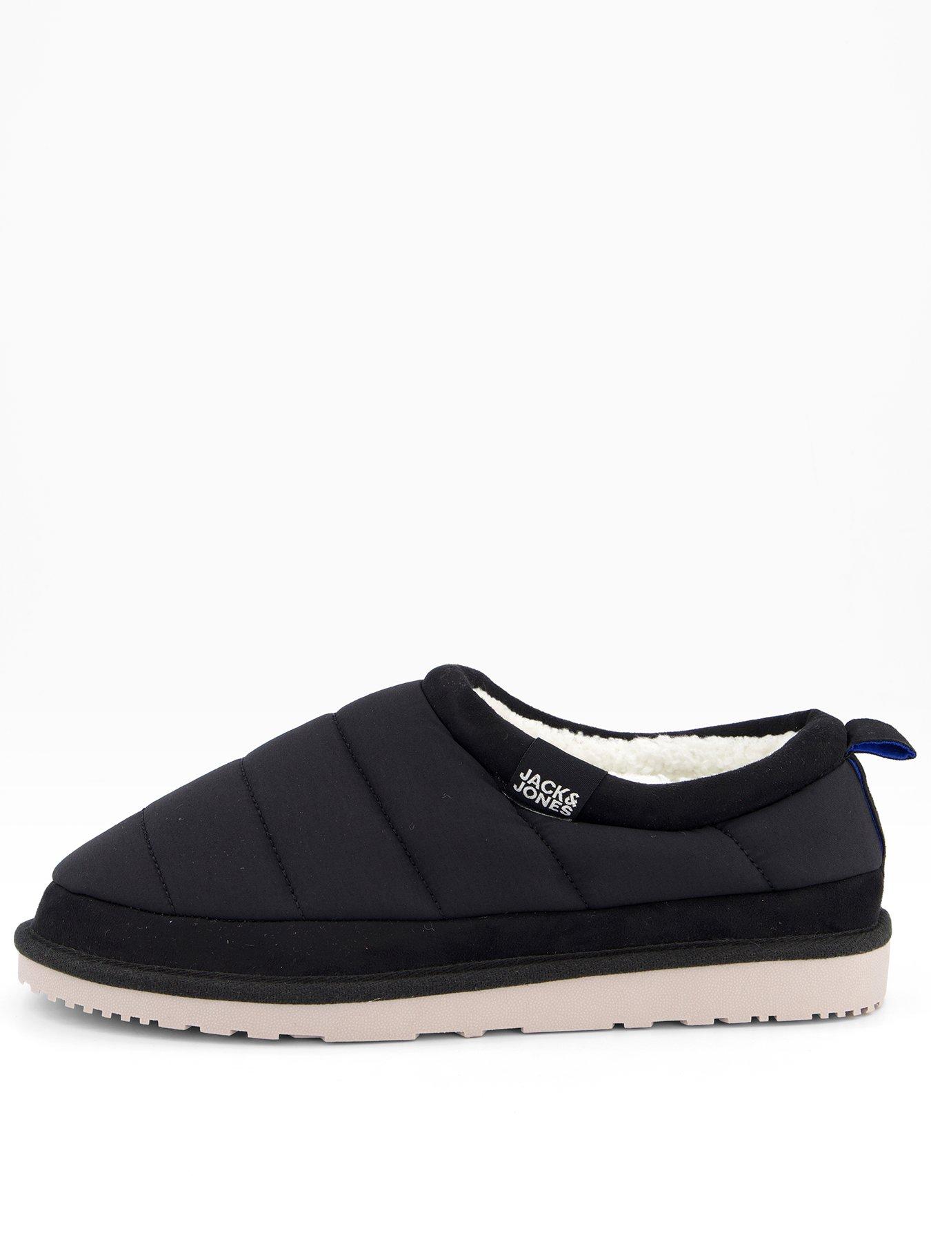 Jack & Jones Padded Mule Slipper - Dark Grey