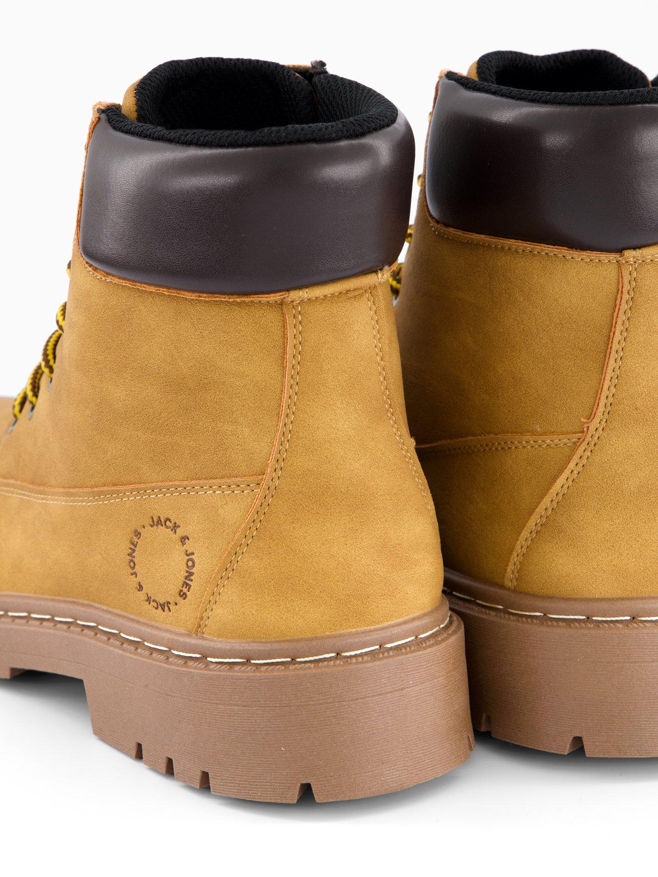 Image 5 of 7 of Jack & Jones Wainsworth Lace Up Hiker Boots - Brown