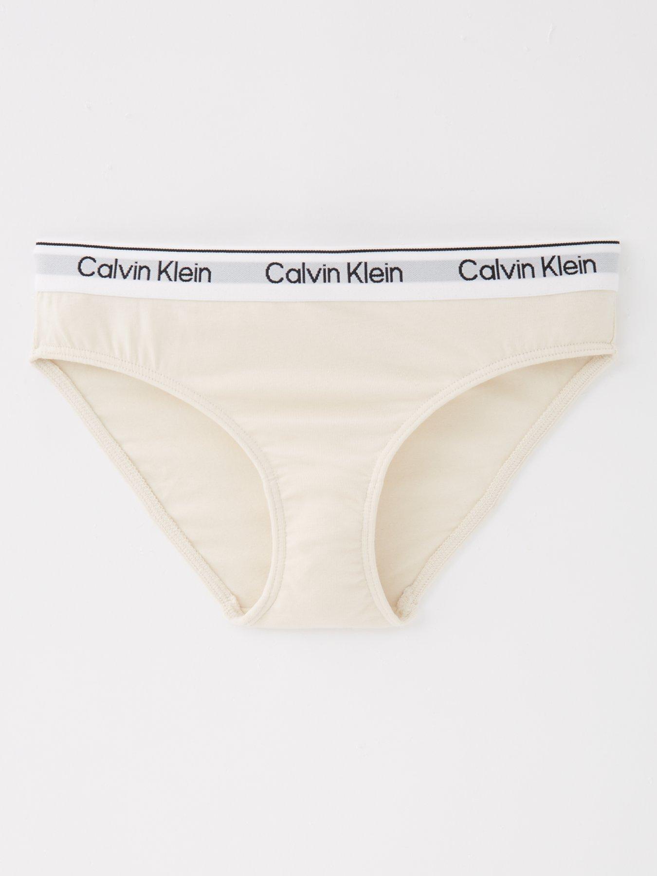 Image 3 of 4 of Calvin Klein Girls 3 Pack Bikini Brief - Multi