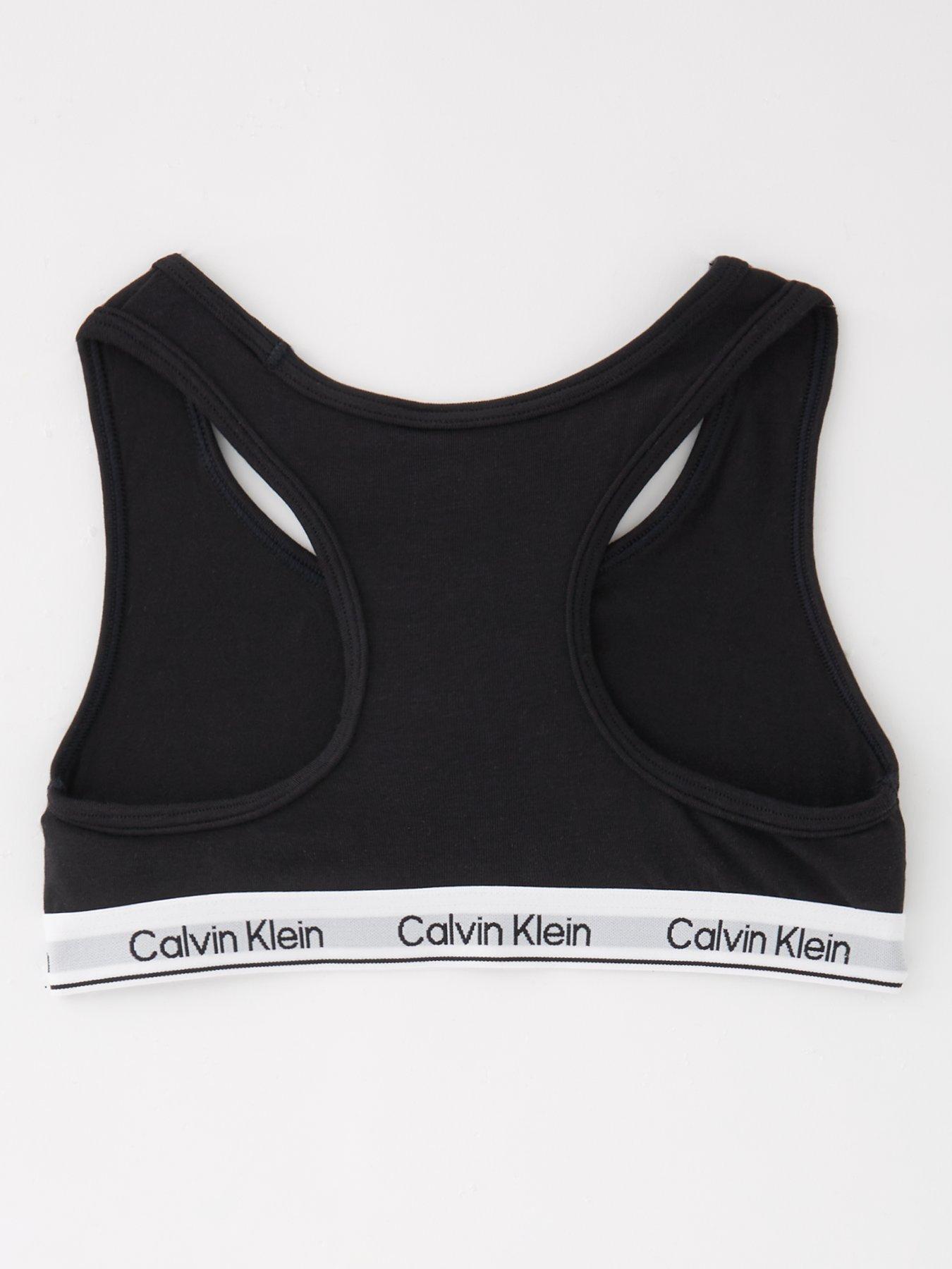Image 3 of 4 of Calvin Klein Girls 3 Pack Bralette - Multi