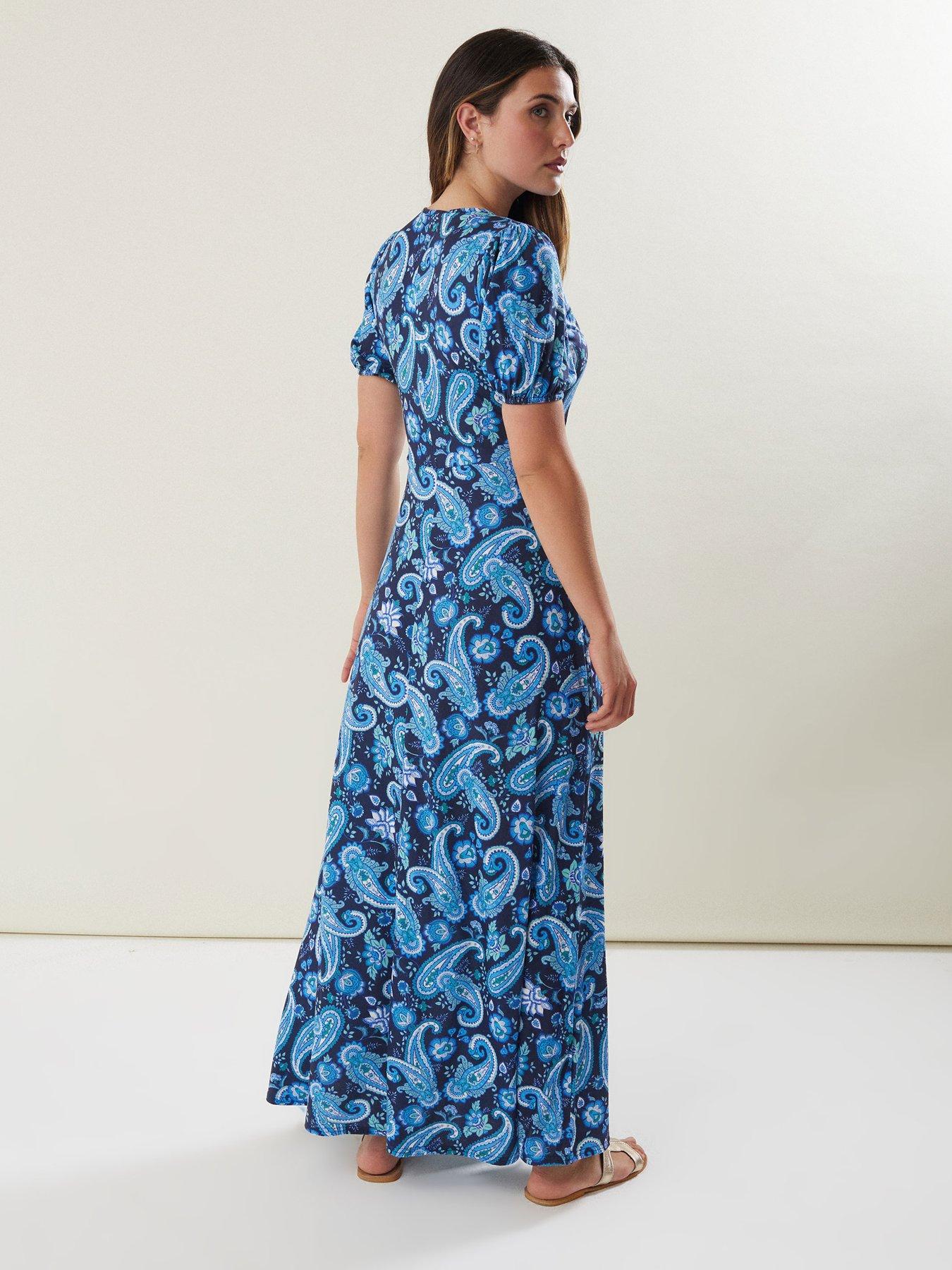 stillFront image of long-tall-sally-wrap-maxi-dress-blue