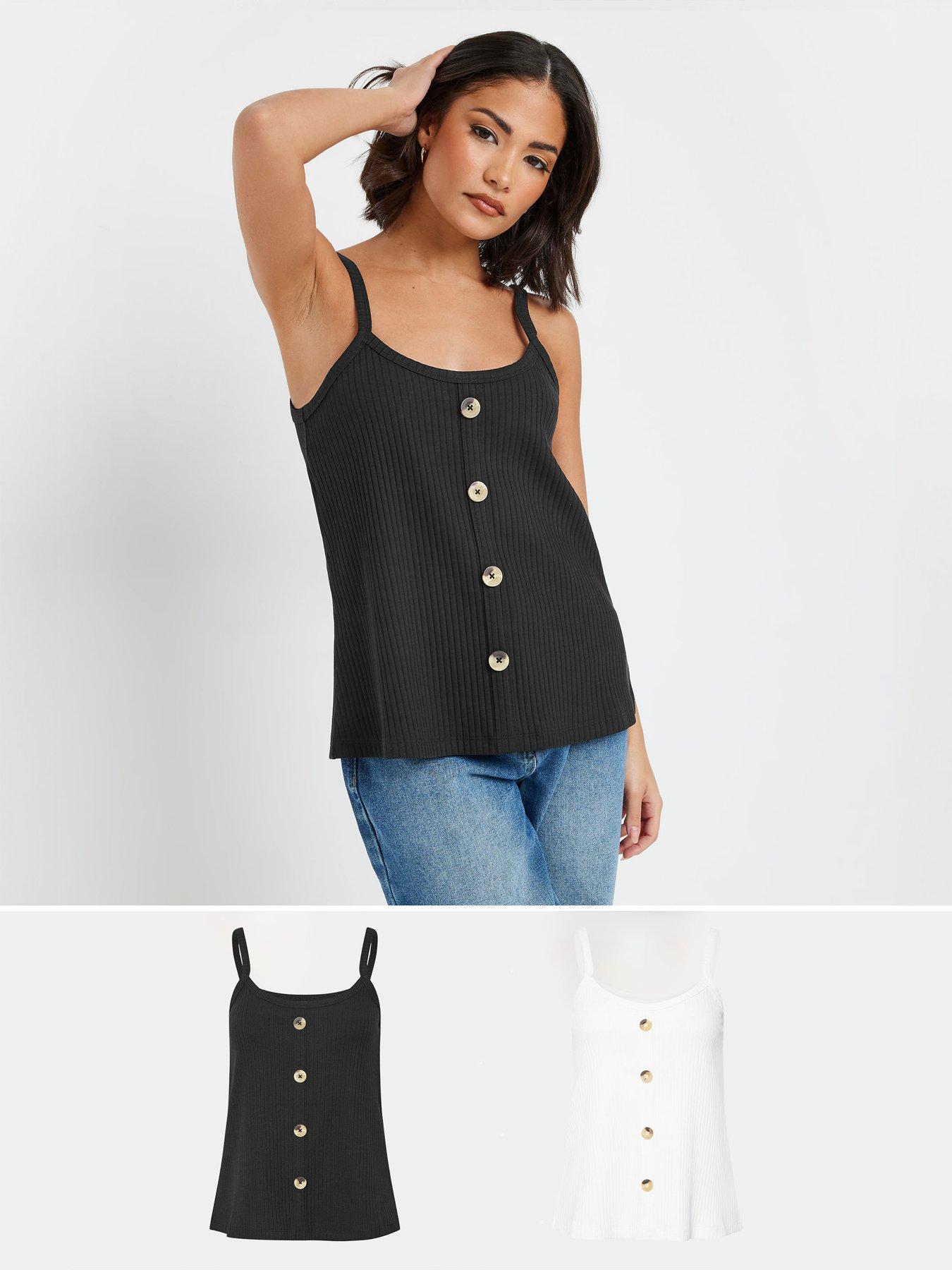  image of pixiegirl-petite-2-pack-button-front-rib-vest