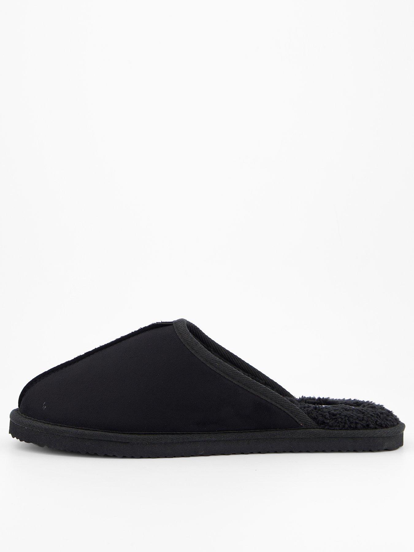 Jack & Jones Microfibre Slipper - Dark Grey