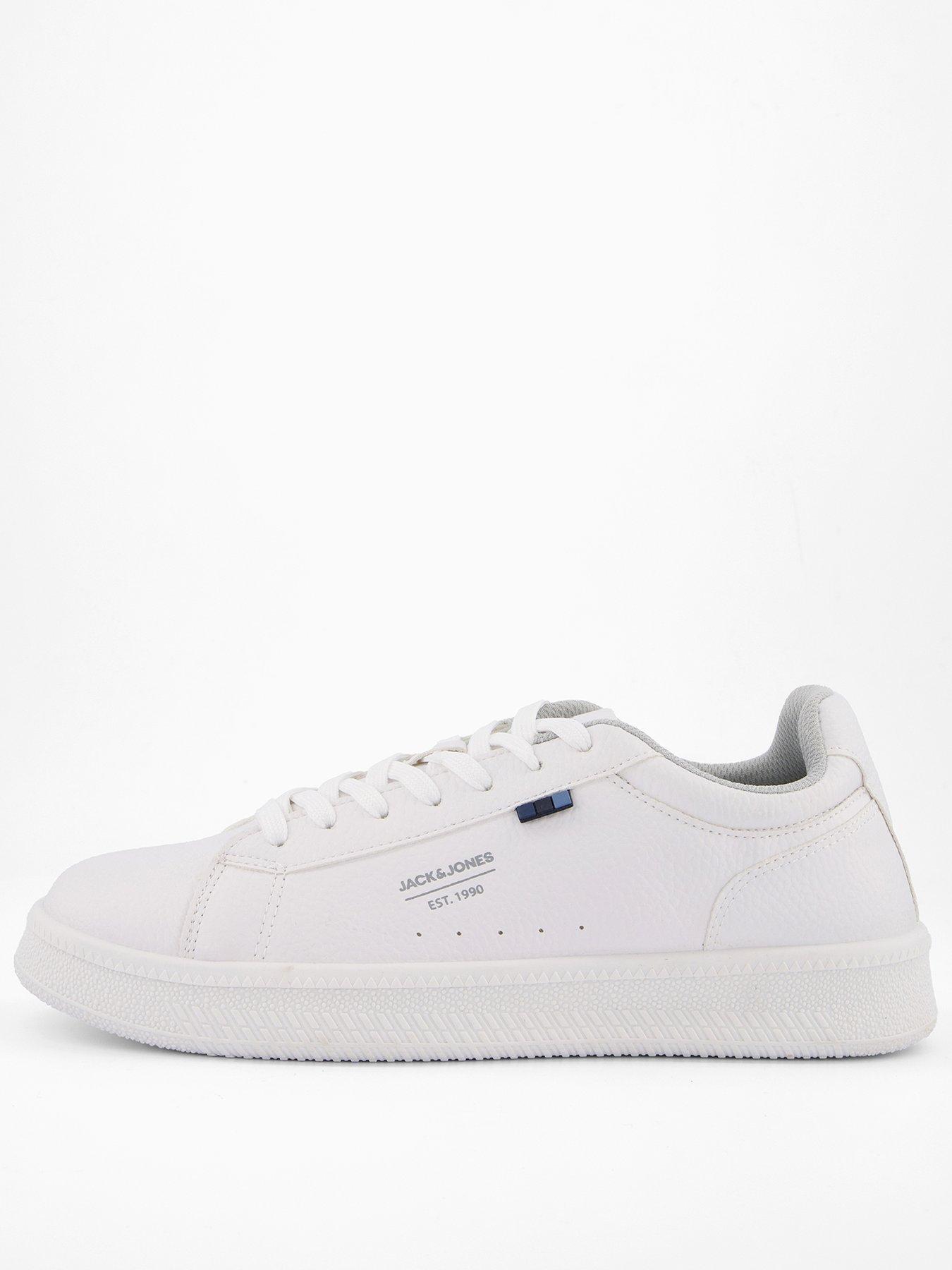 Jack & Jones Haven Tumble And Nubuck Trainer - White