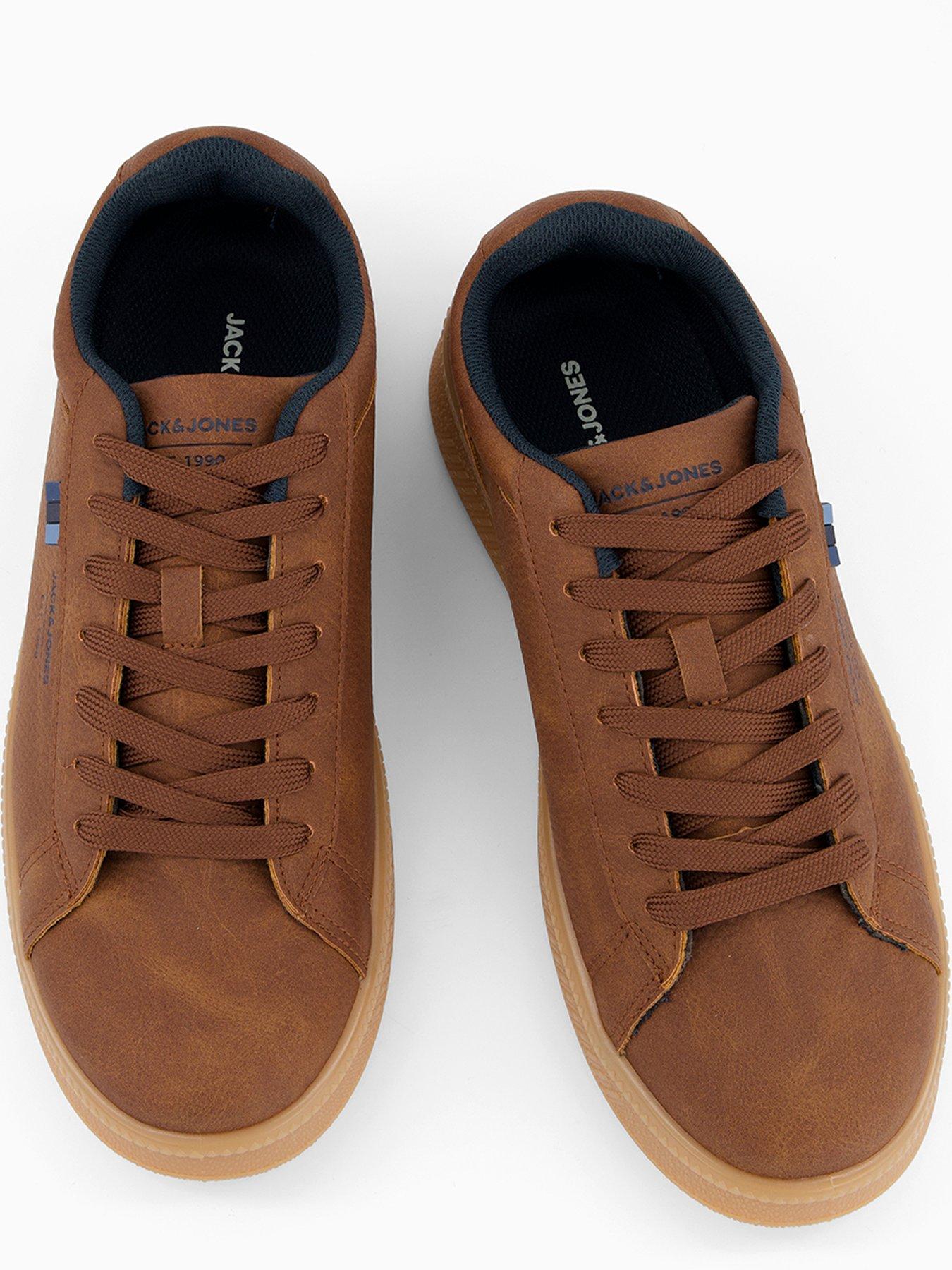 Image 3 of 7 of Jack & Jones Haven Tumble And Nubuck Trainers - Brown