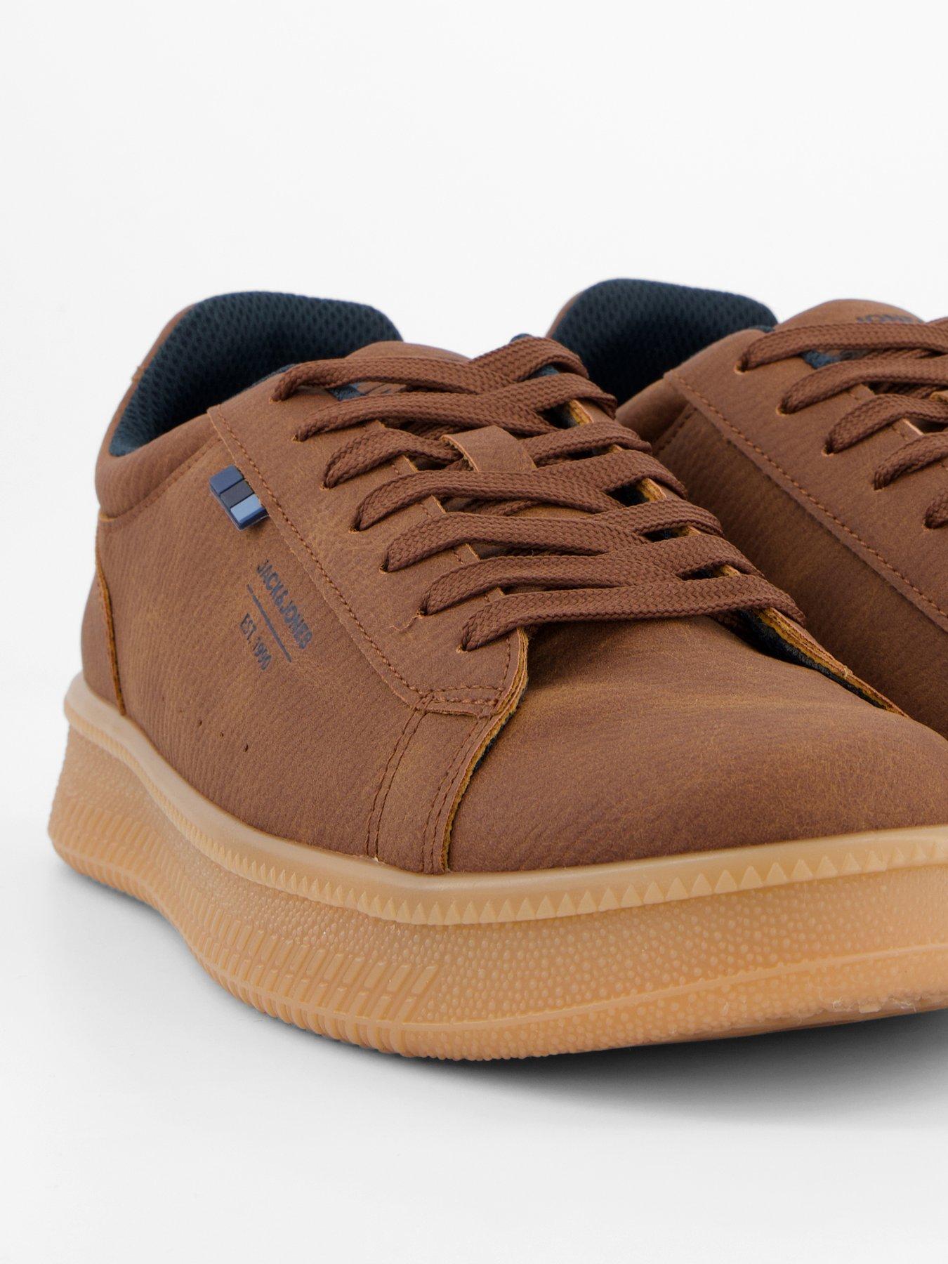 Image 6 of 7 of Jack & Jones Haven Tumble And Nubuck Trainers - Brown
