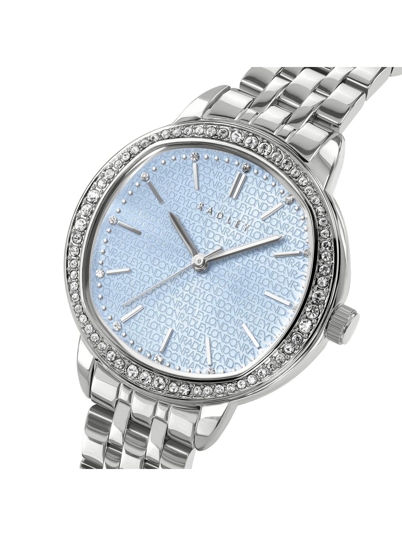  image of radley-silver-36mm-blue-stone-set-ss-bracelet