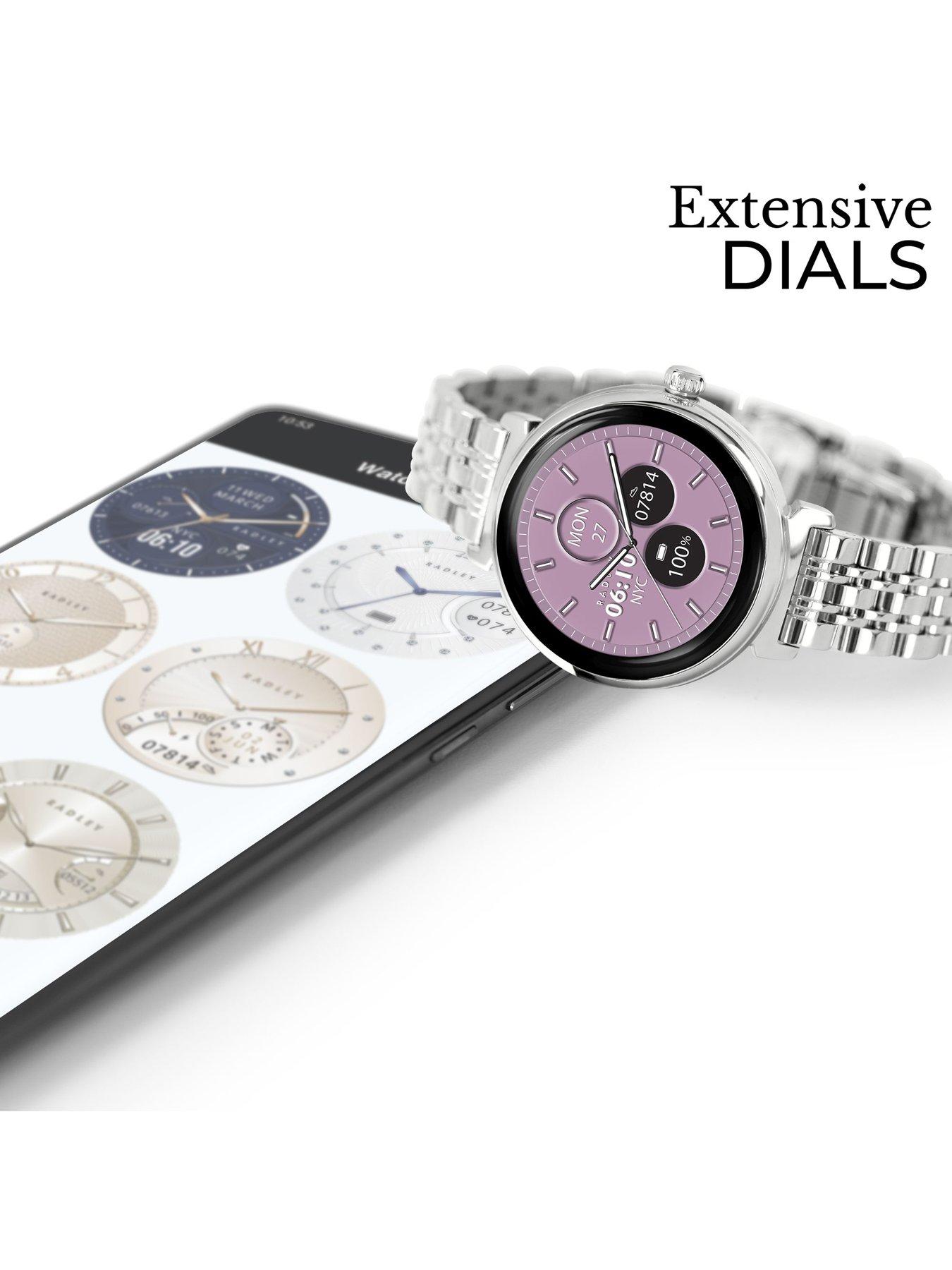  image of radley-smart-series-48-amoled-silver-smart-watch