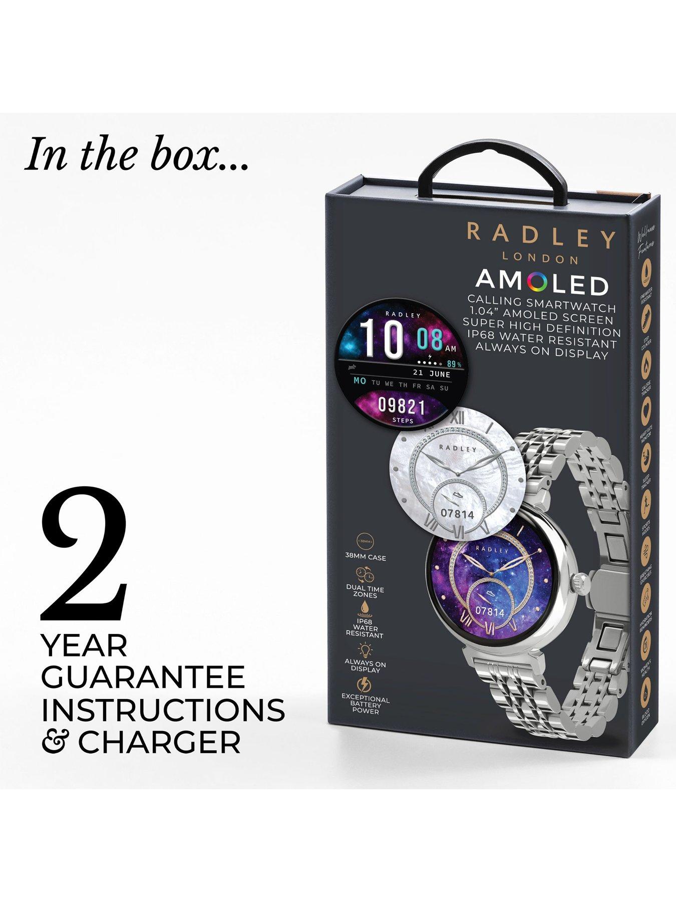  image of radley-smart-series-48-amoled-silver-smart-watch