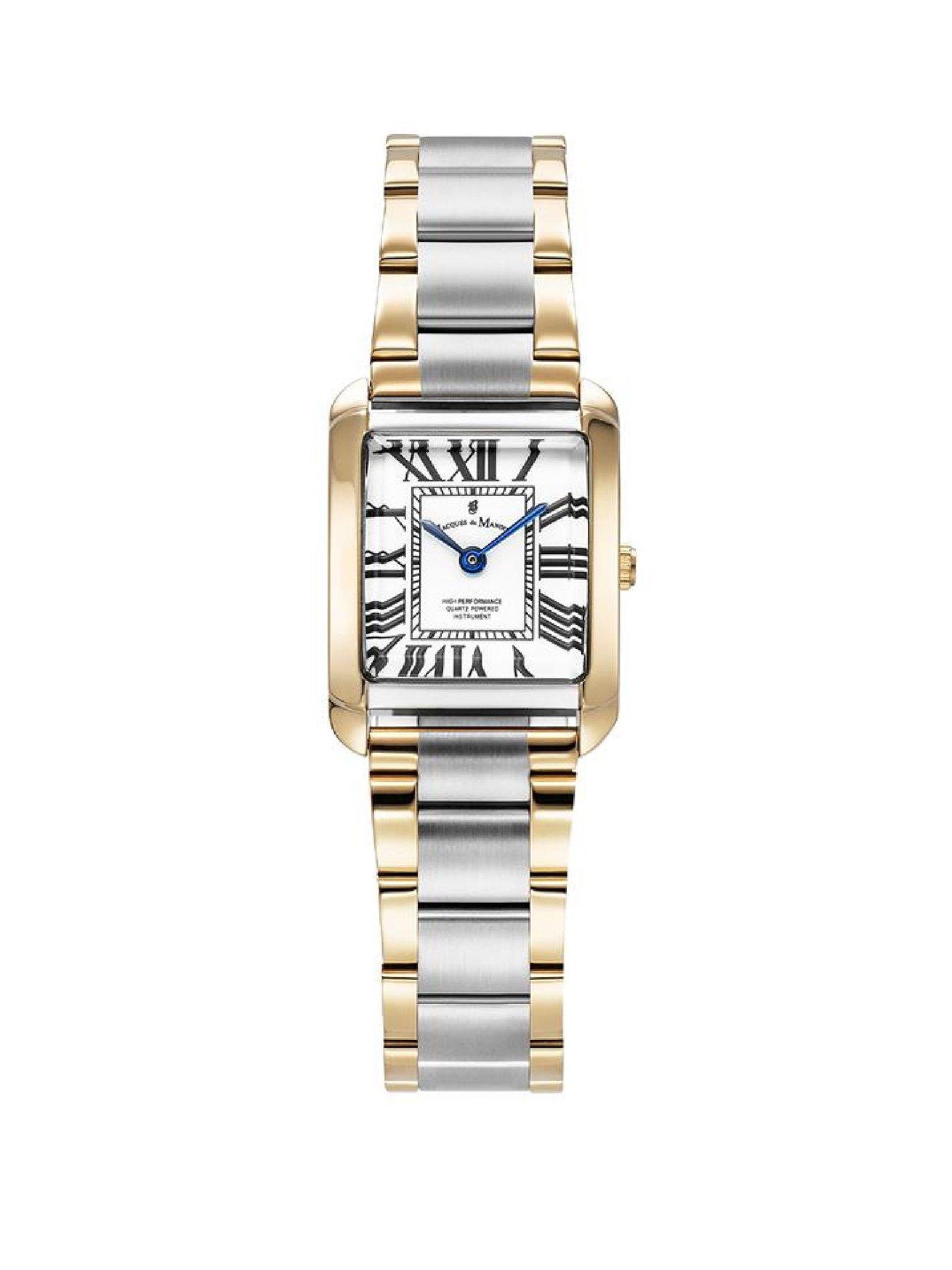 Jacques Du Manoir Swiss-made Ladies Emily Two Tone Bracelet Watch