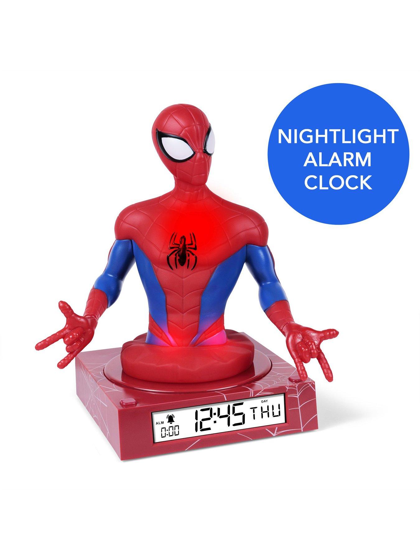 stillFront image of spiderman-3d-digital-nightlight-alarm-clock