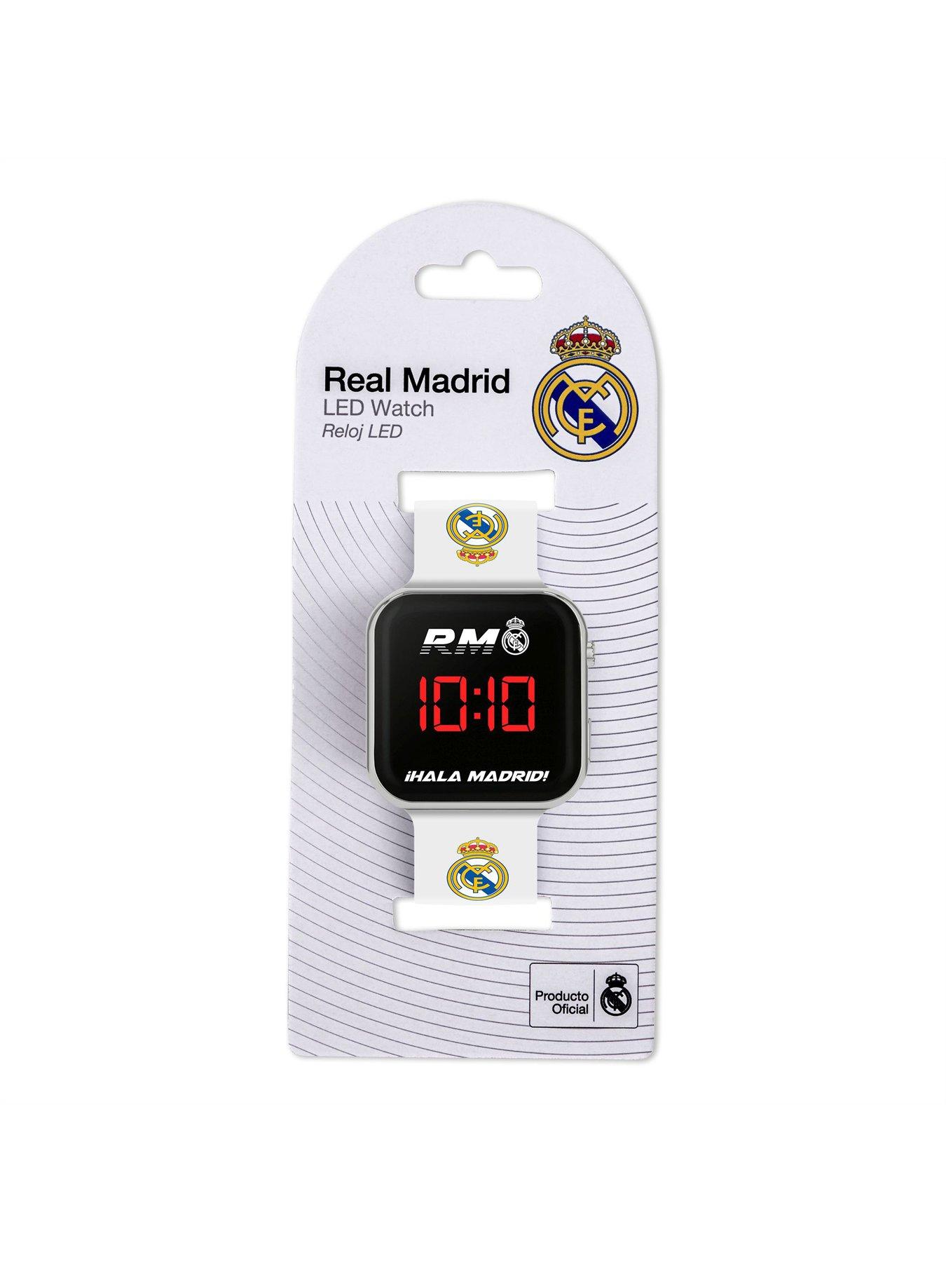  image of real-madrid-official-real-madrid-fc-printed-strap-led-watch