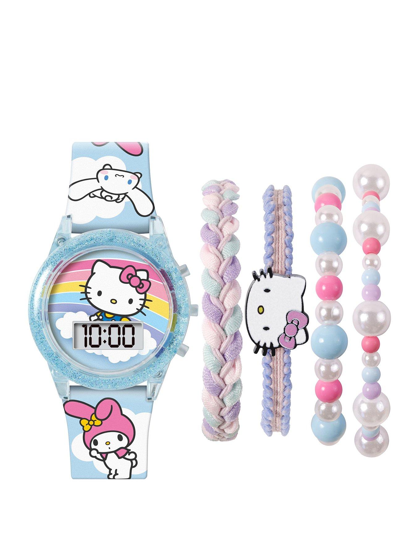 Hello Kitty Digital Watch and Bracelet Set